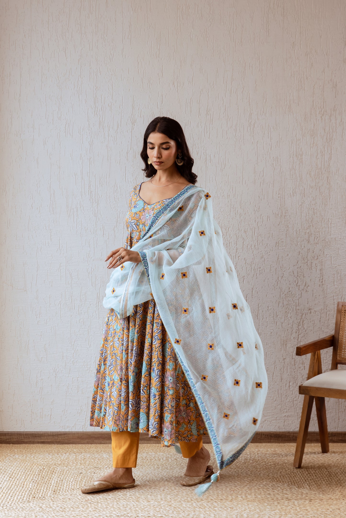 Cider X Powder Blue Jaal- Sleeved