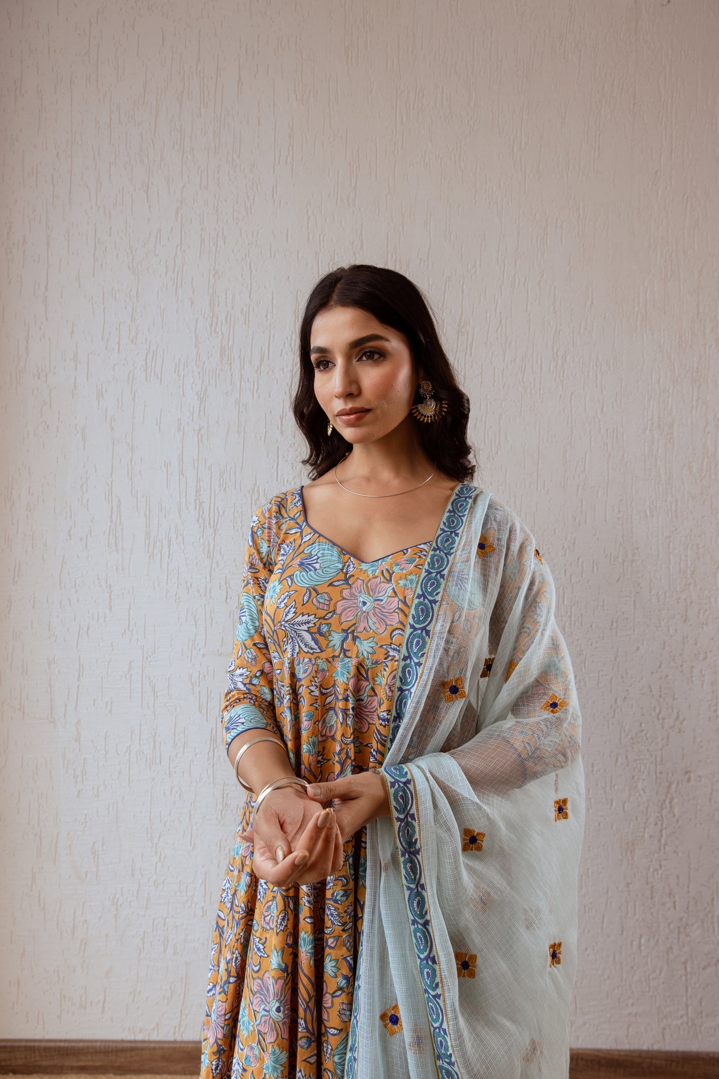 Cider X Powder Blue Jaal- Sleeved