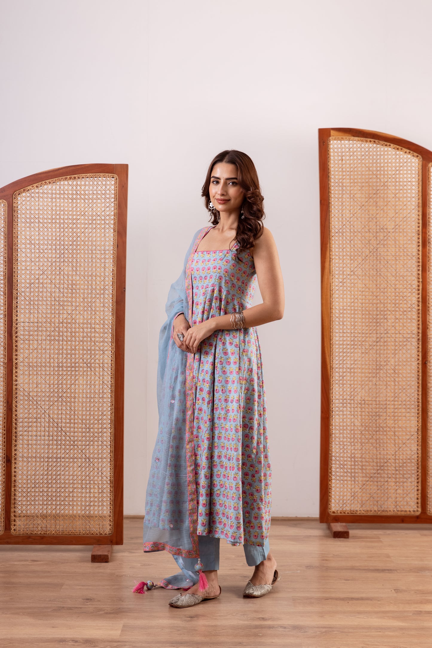 Sky Blue X Rose Butti - Sleeveless