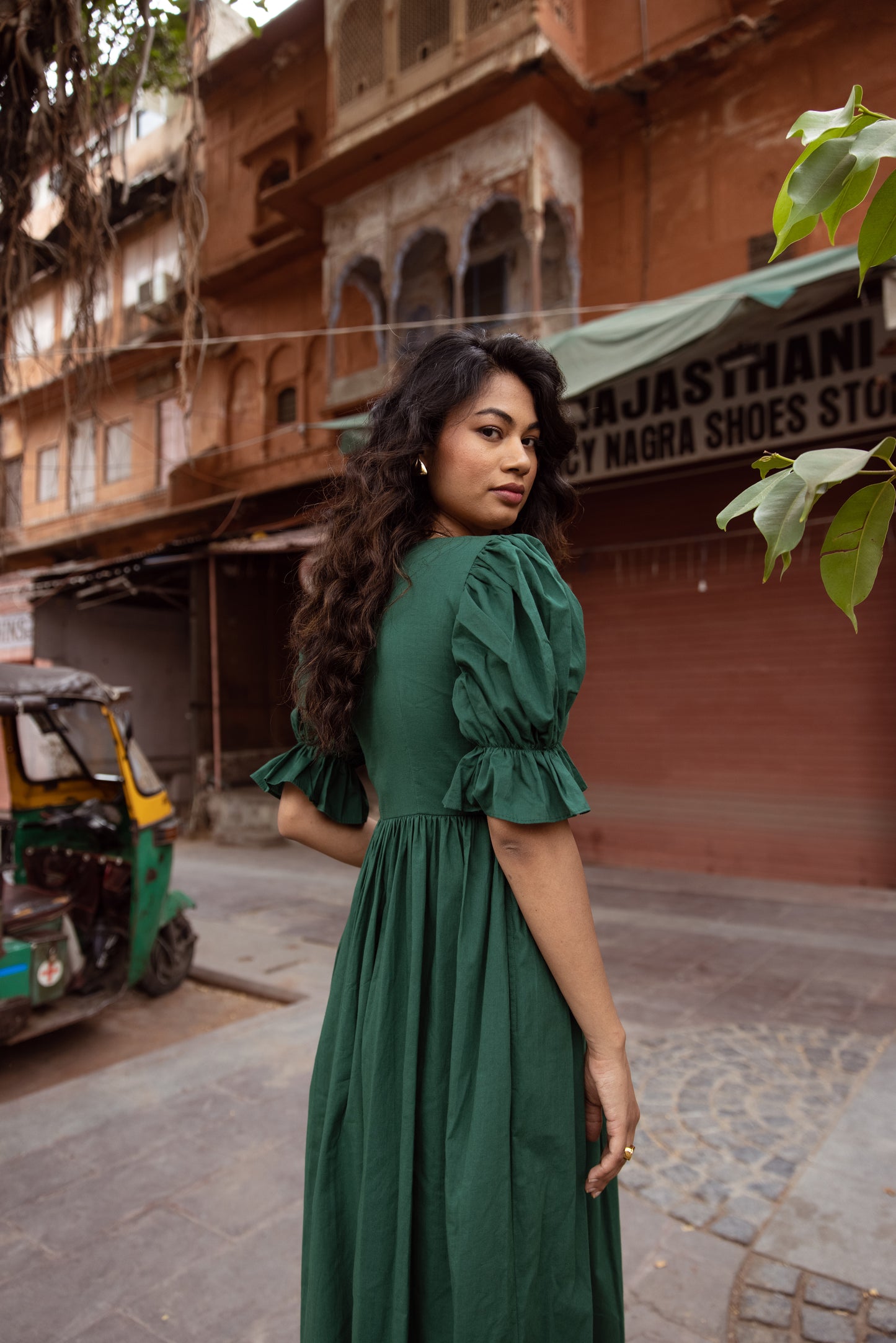 Pop ‘n’ Wrap Dress - Green
