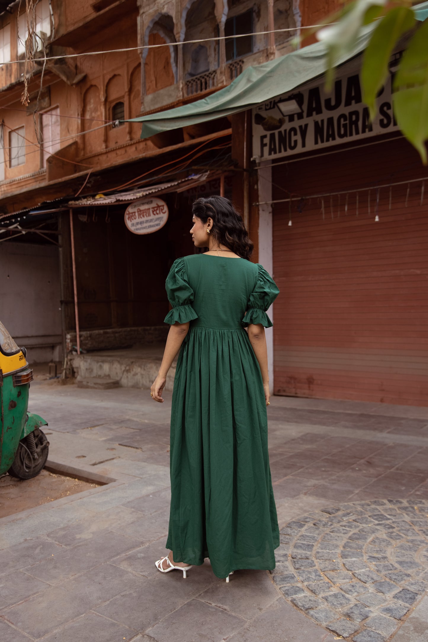 Pop ‘n’ Wrap Dress - Green