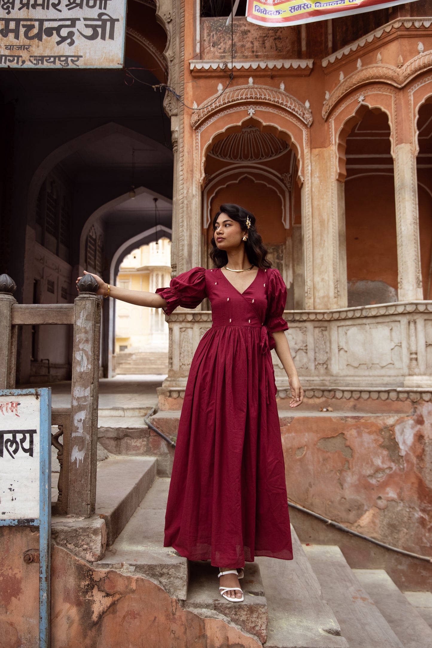 Pop ‘n’ Wrap Dress - Pink