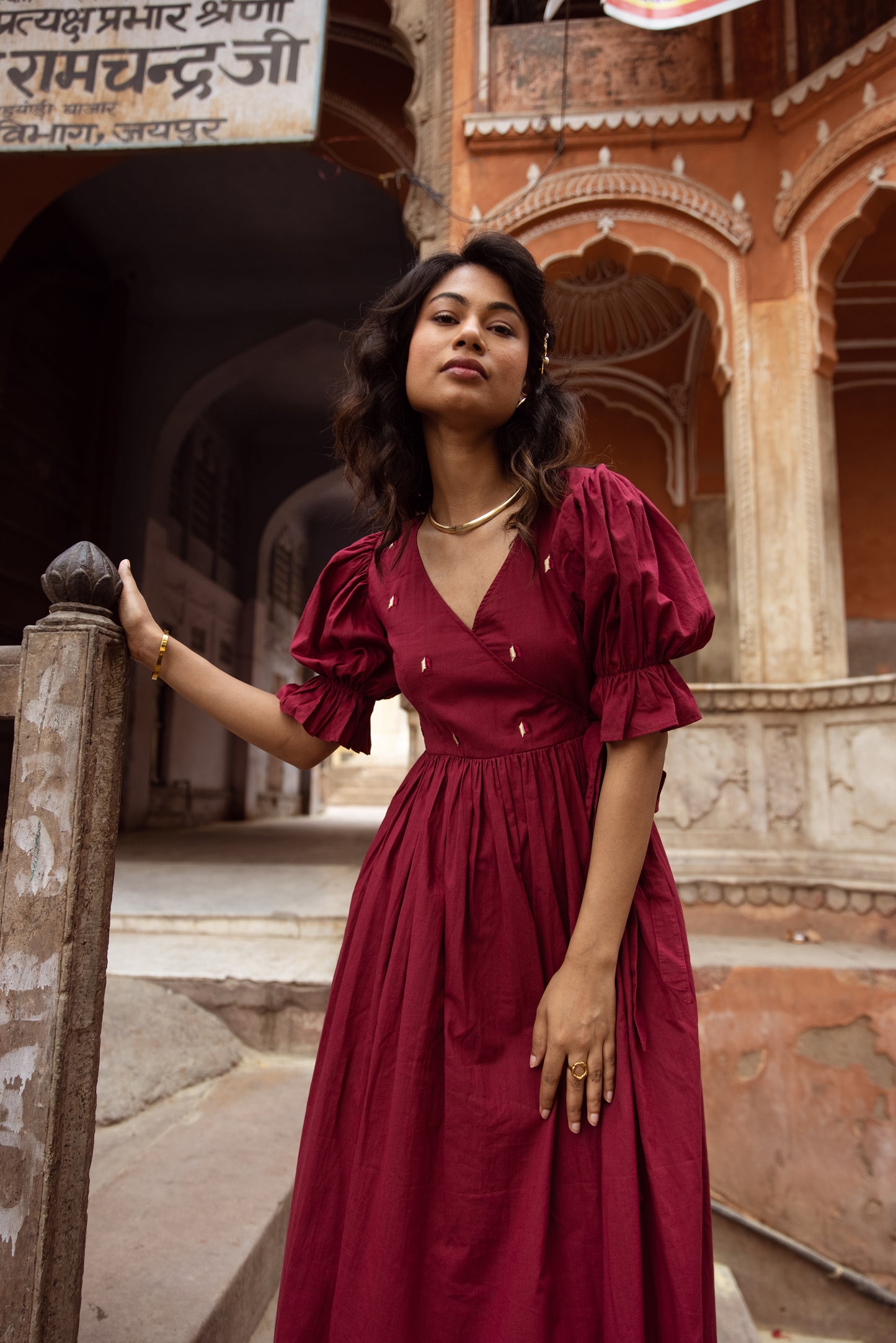 Pop ‘n’ Wrap Dress - Pink