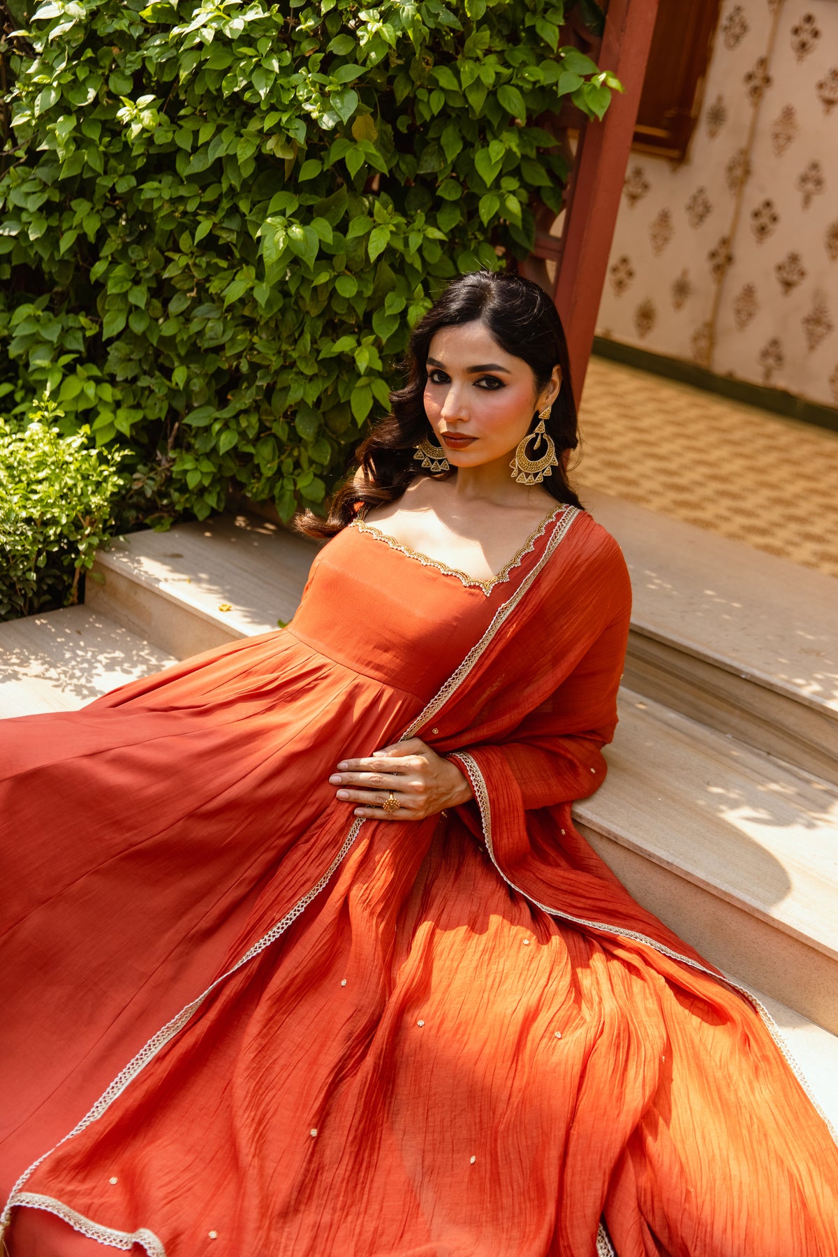 Sienna Sleeveless - Burnt Orange