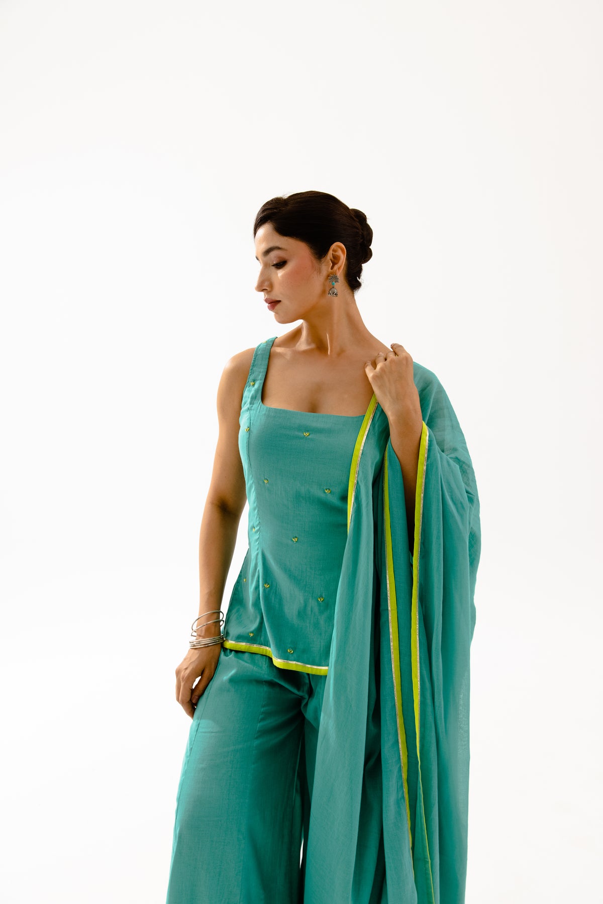 THE SPARK - Turquoise Sleeveless
