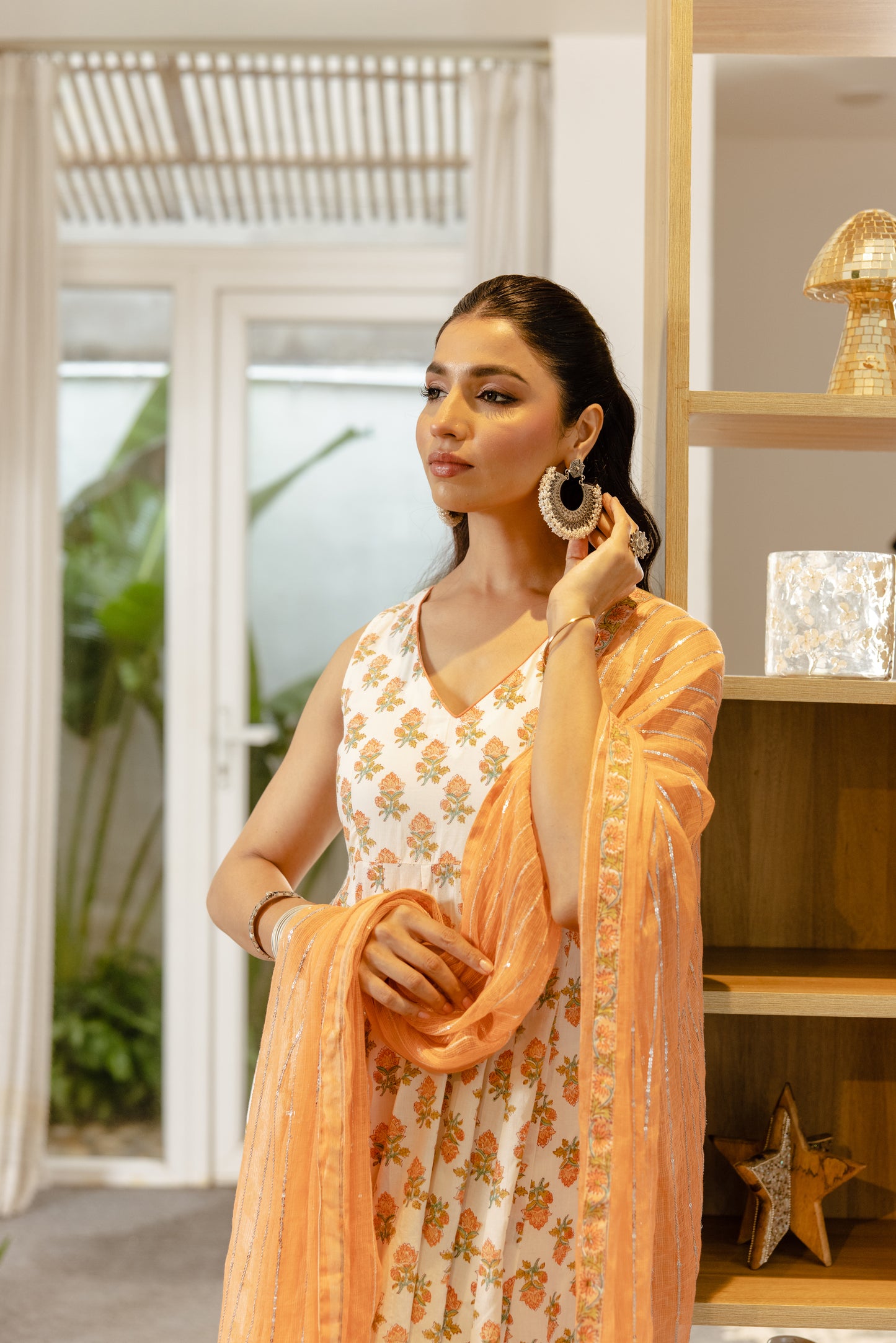 Ivory Peach Sleeveless- Butti