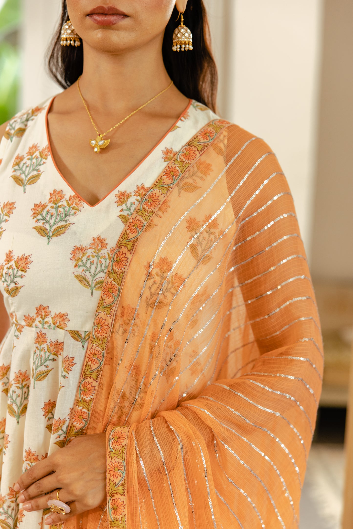 Ivory Peach Sleeveless- Butta