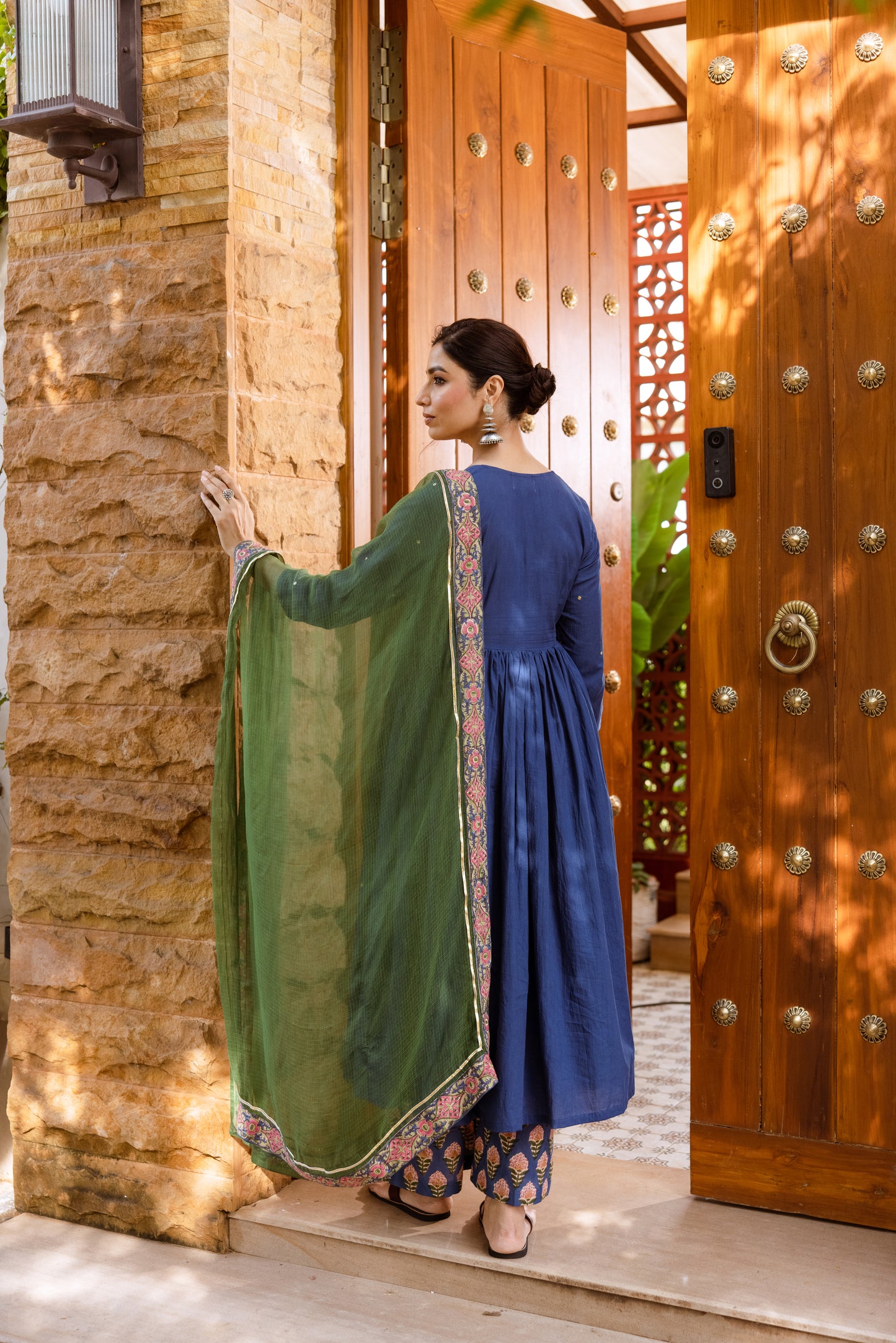 Blue Blossom Nyra Cut Suit