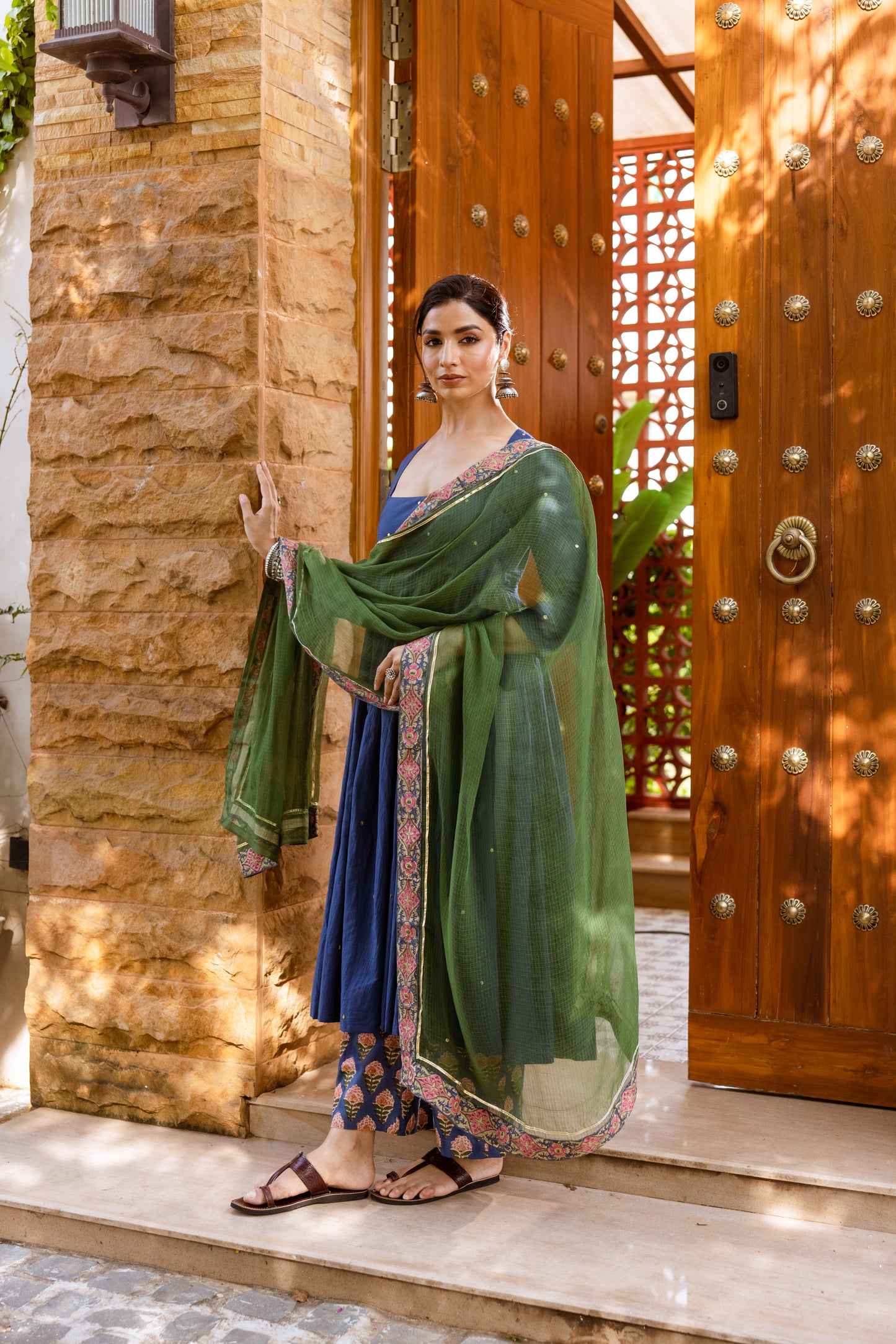 Blue Blossom Nyra Cut Suit