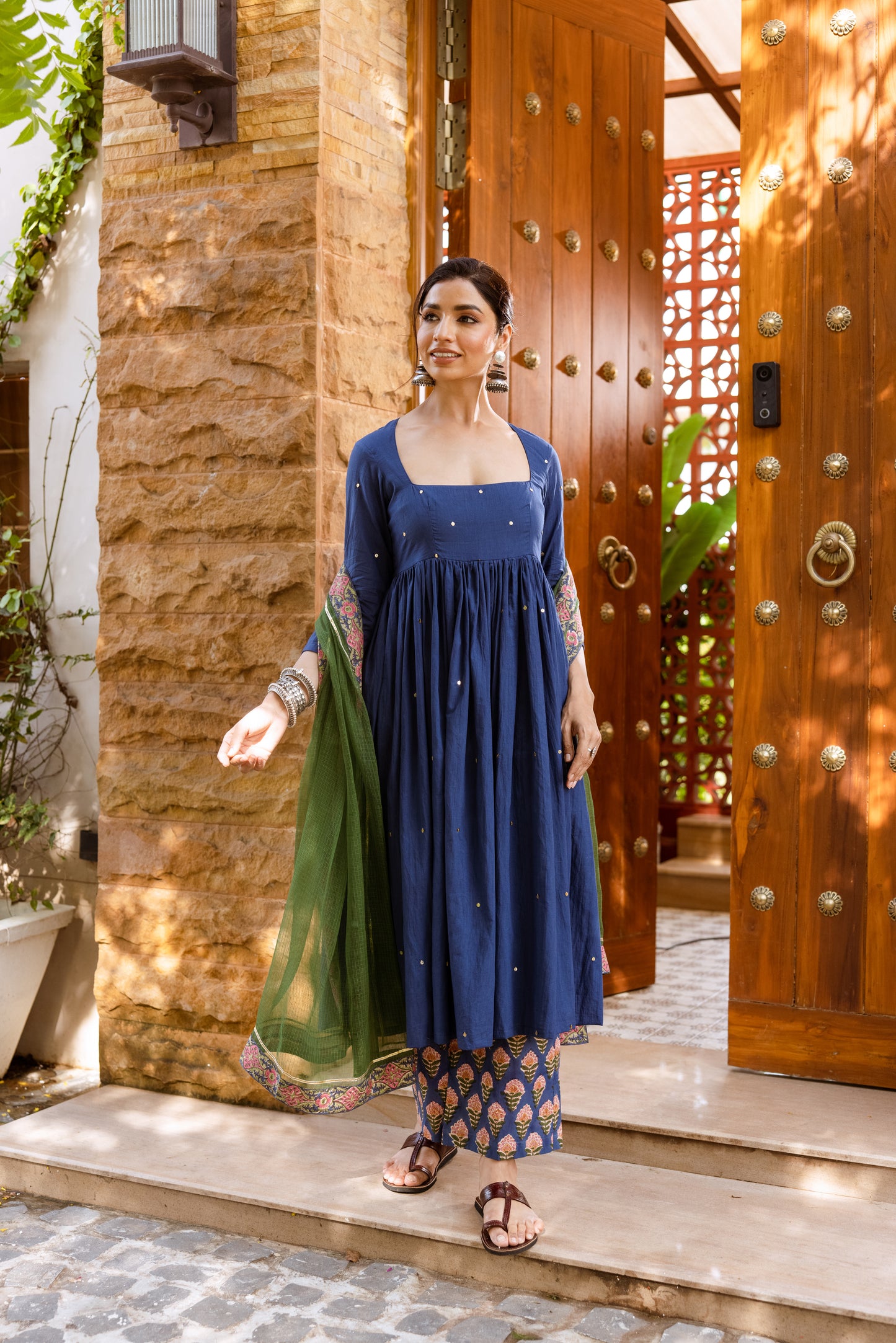 Blue Blossom Nyra Cut Suit