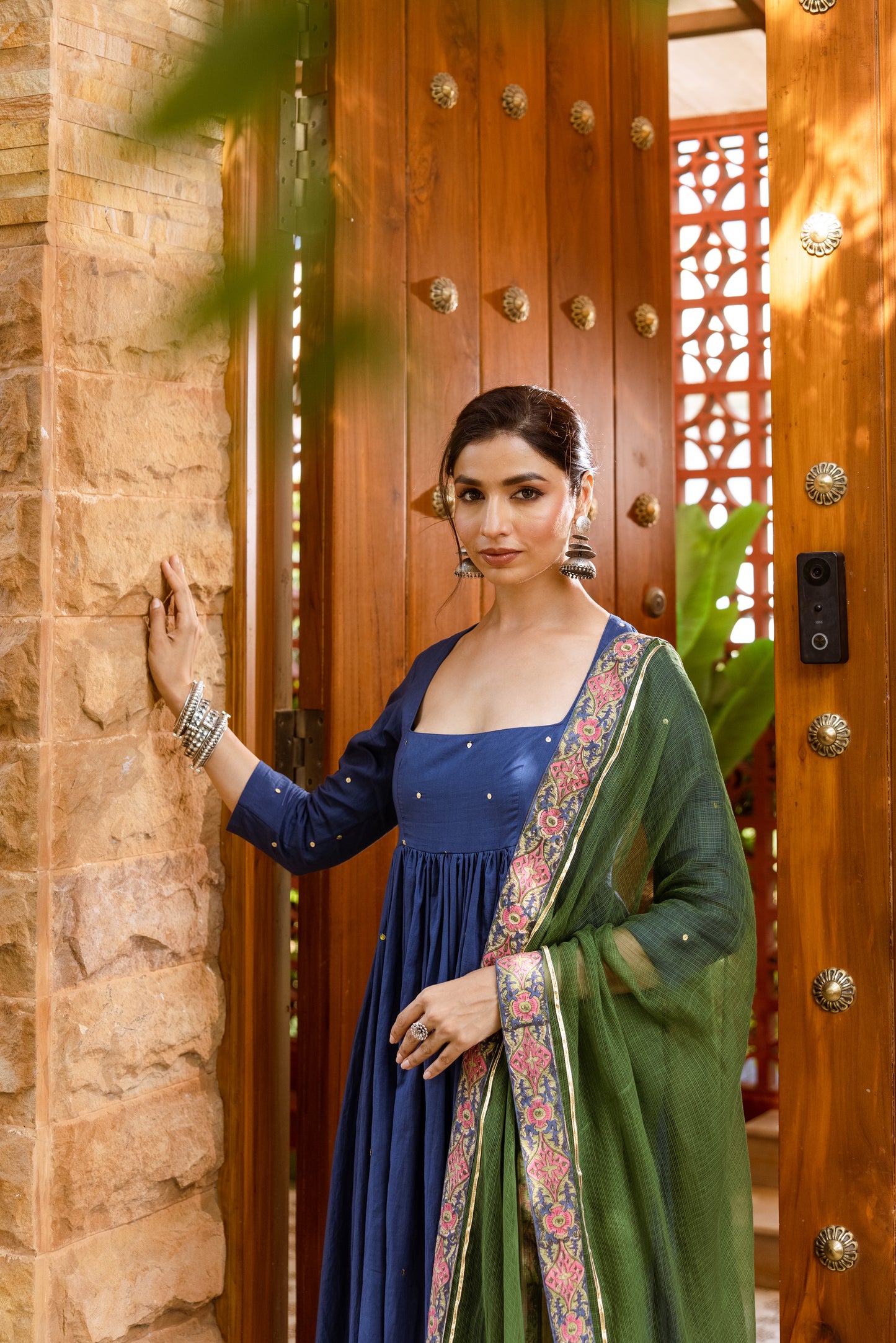 Blue Blossom Nyra Cut Suit