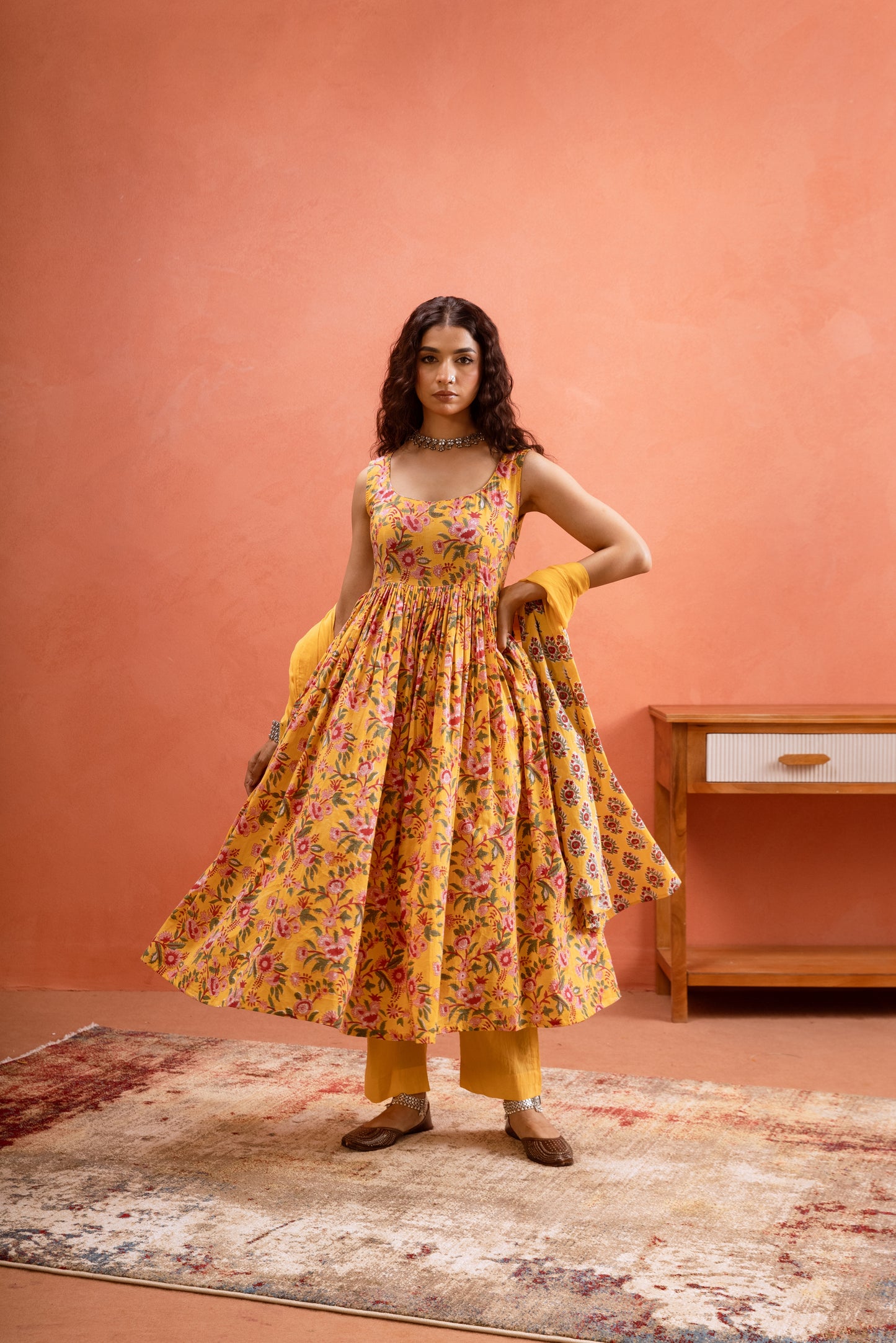 Marigold Bloom - Yellow Sleeveless