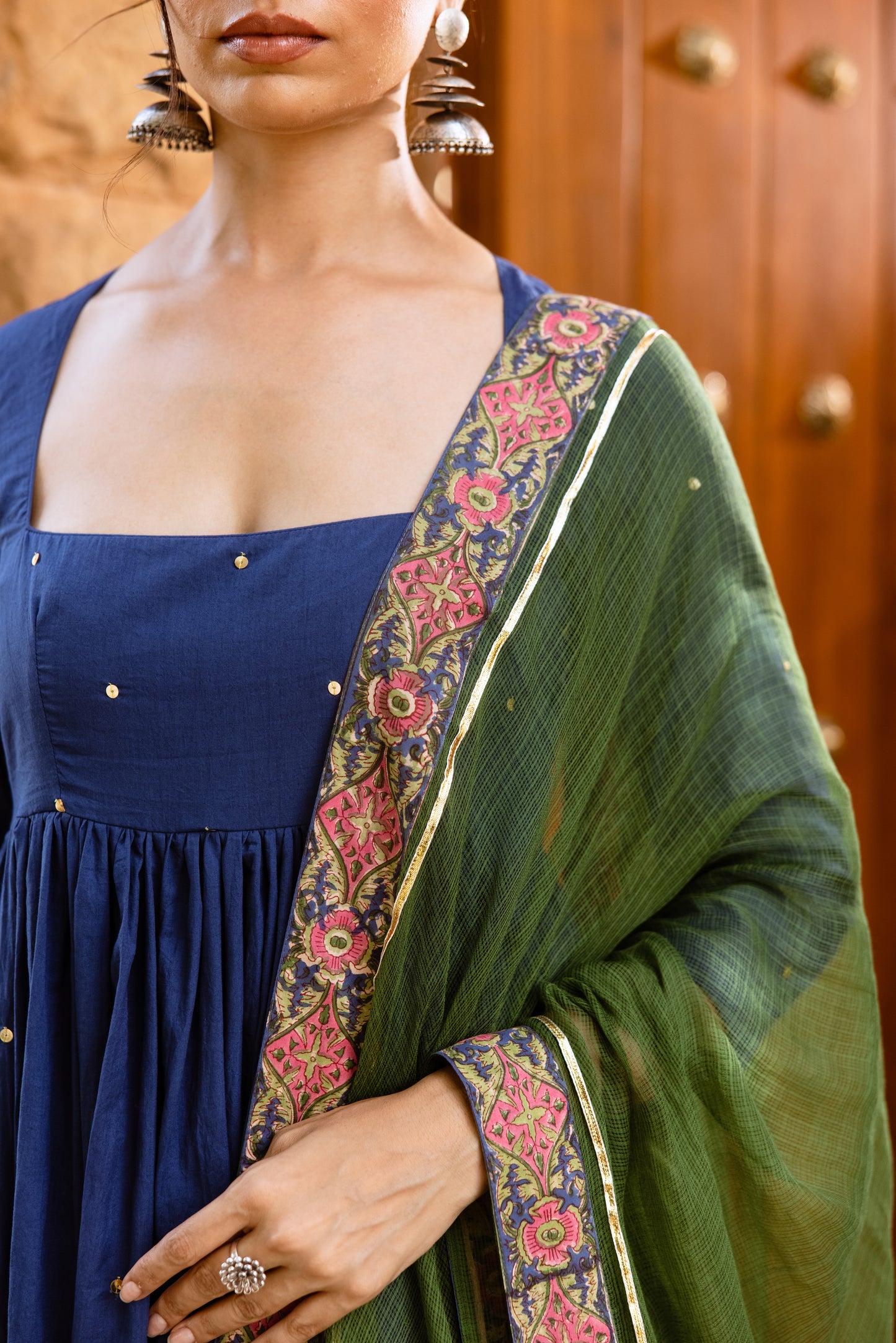 Blue Blossom Nyra Cut Suit