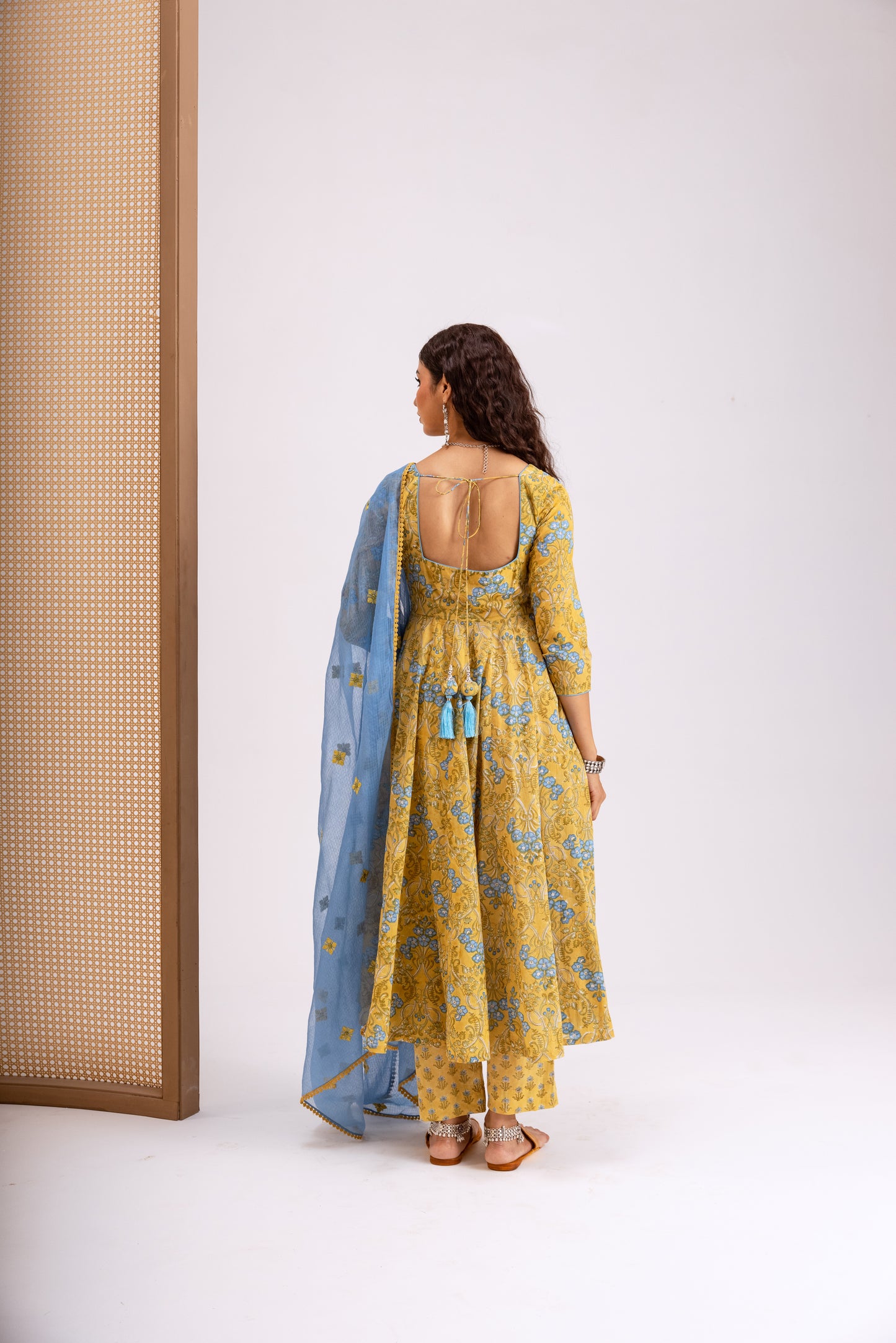 Mustard Yellow X Sky Jaal - Sleeved