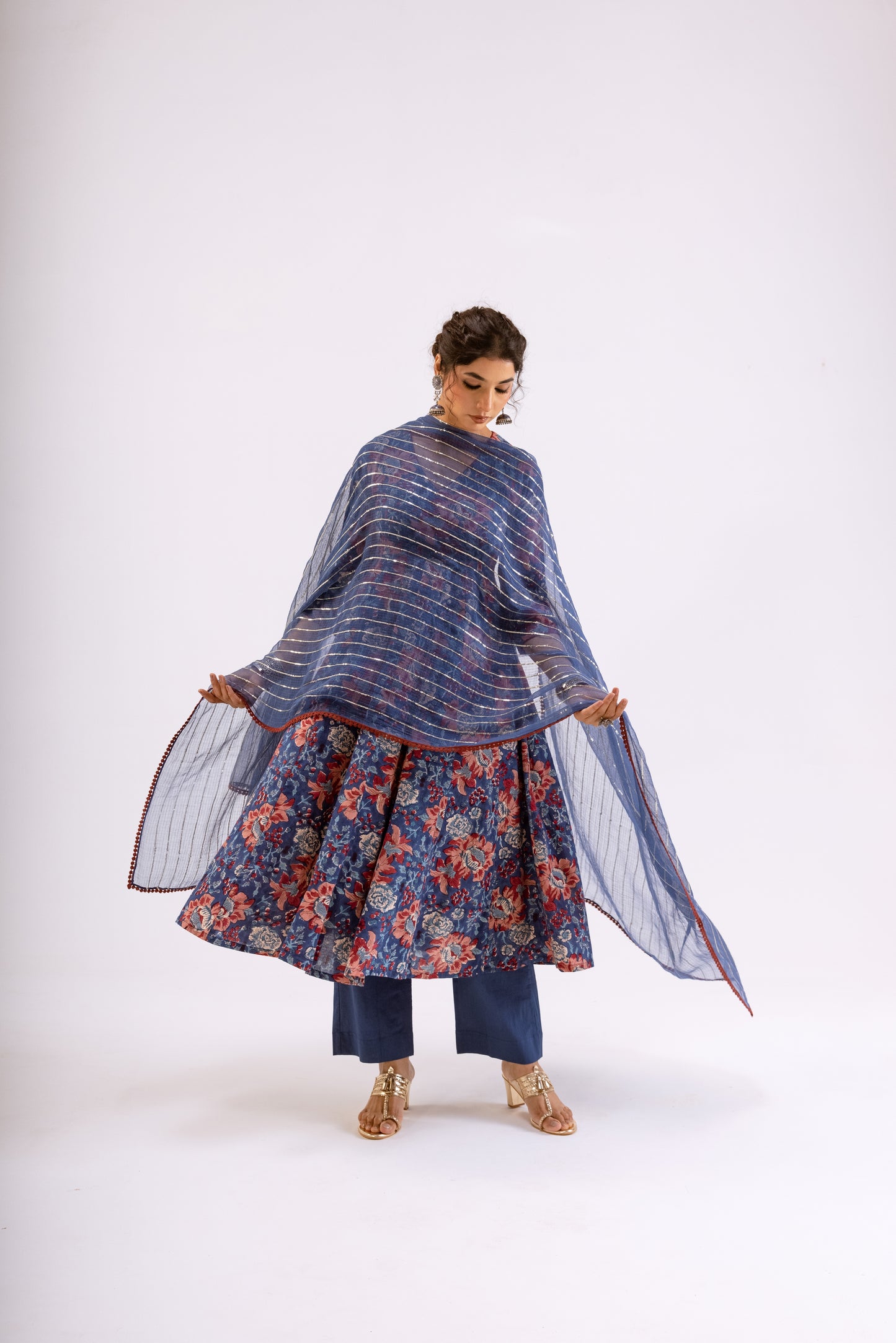 Midnight Blue Jaal - Sleeved