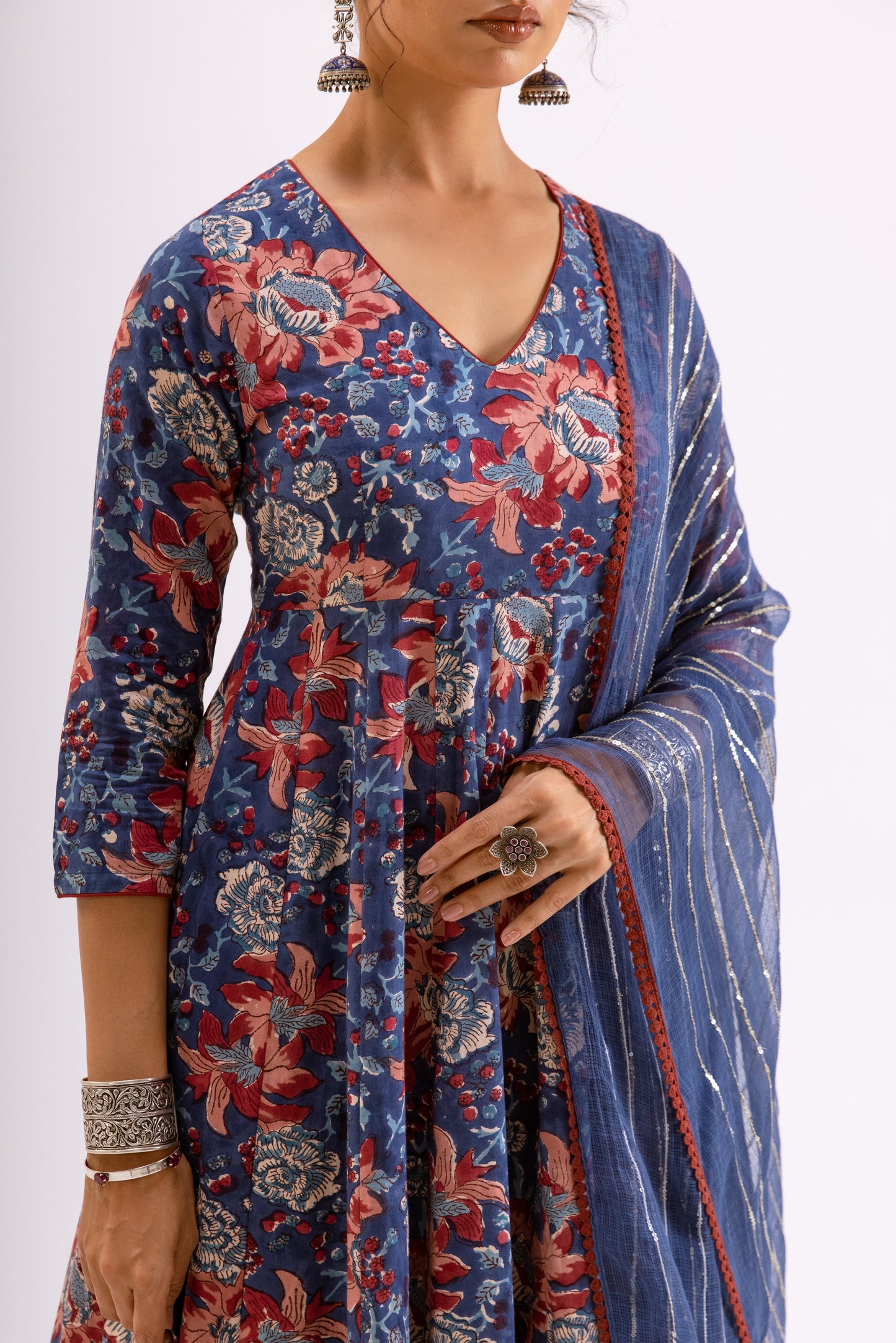 Midnight Blue Jaal - Sleeved