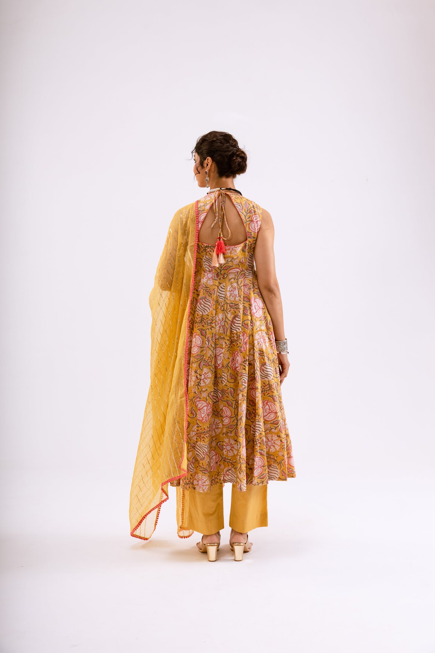 Amber Yellow Jaal - Sleeveless