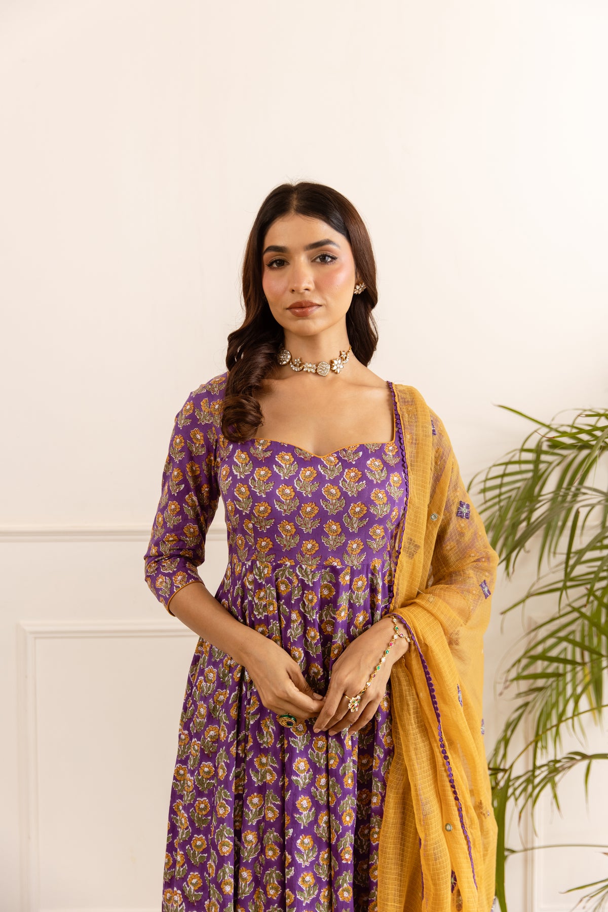Purple & Mustard (Sleeved)