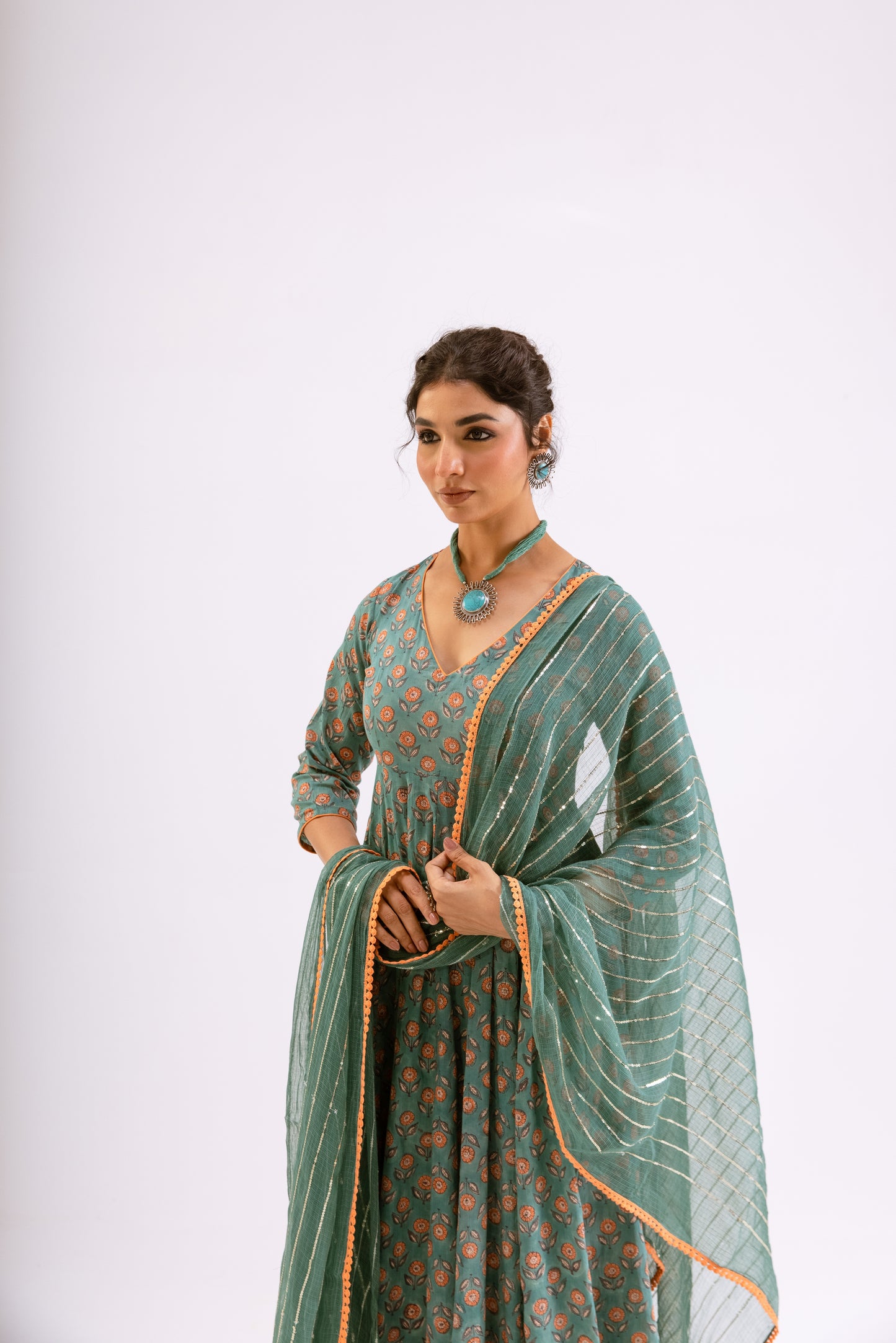 Sea Green Butti - Sleeved