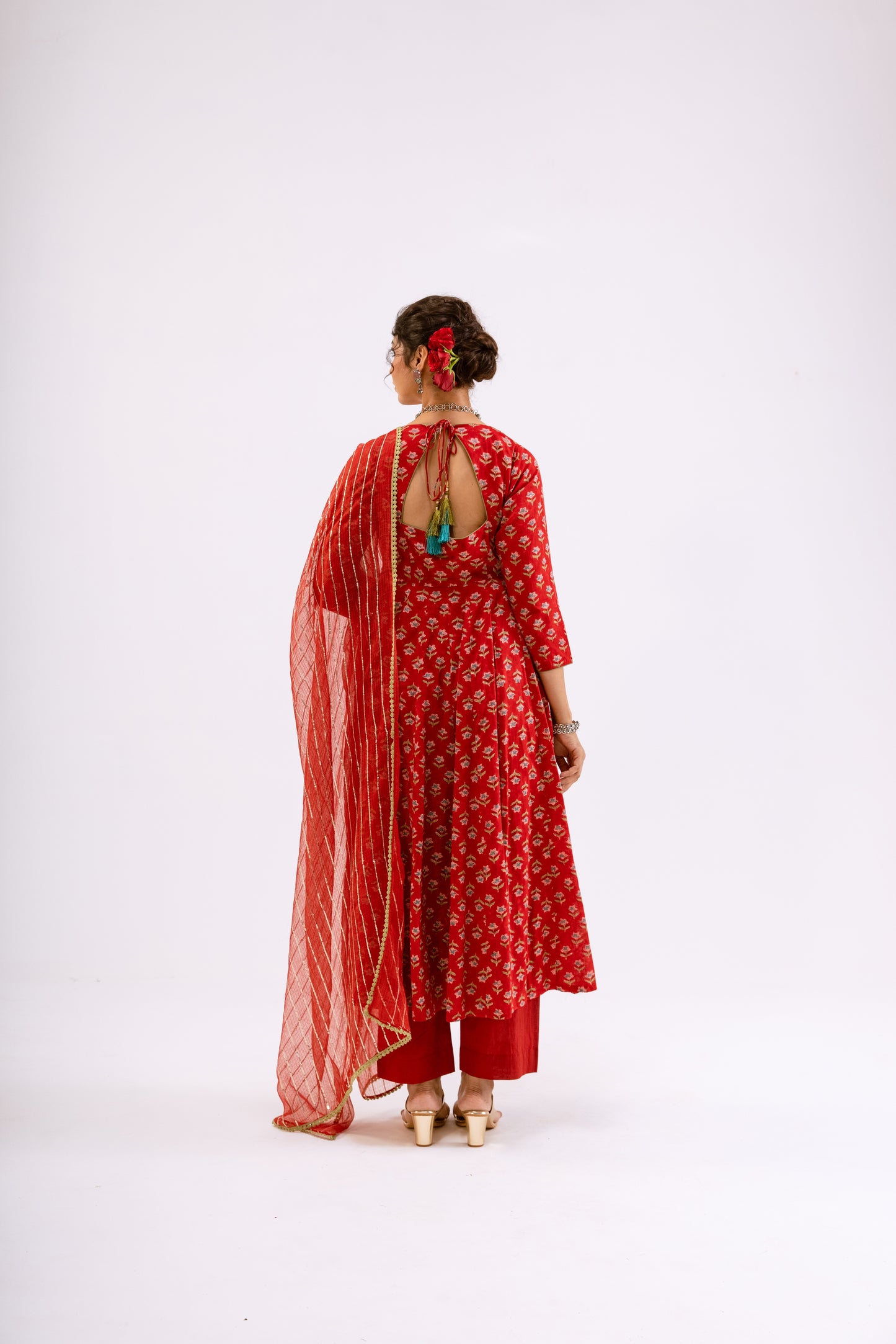 Sindoor Red Butti - Sleeved