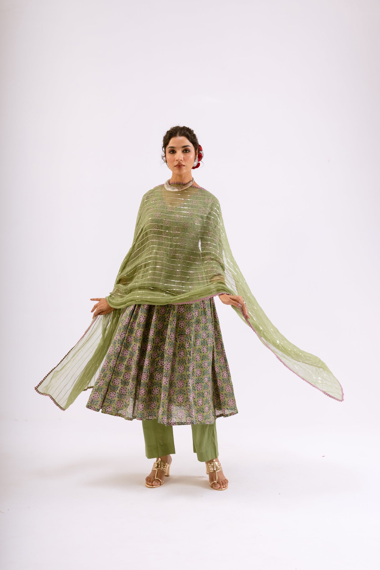 Avocado Green Butti - Sleeved