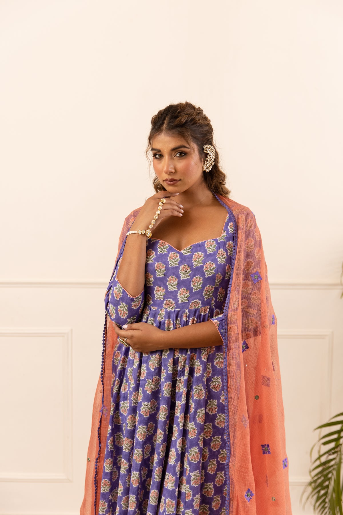 Lavender Blue & Coral (Sleeved)