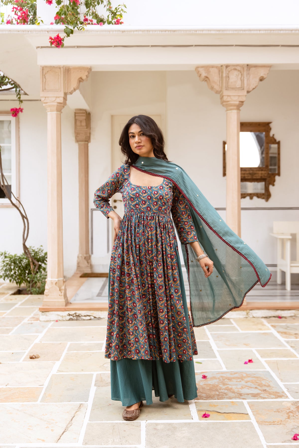 Celadon Sleeved Suit