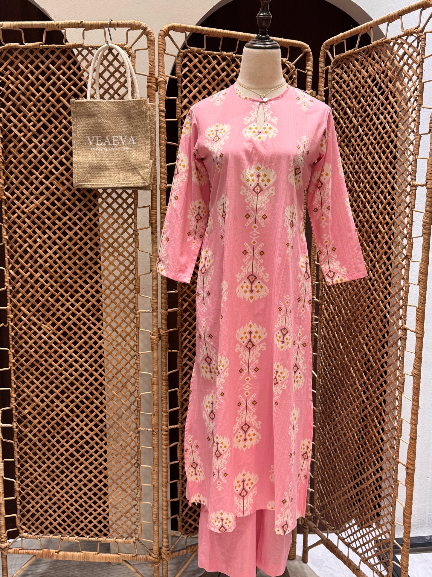Pink Sleeved Co-Ord Set