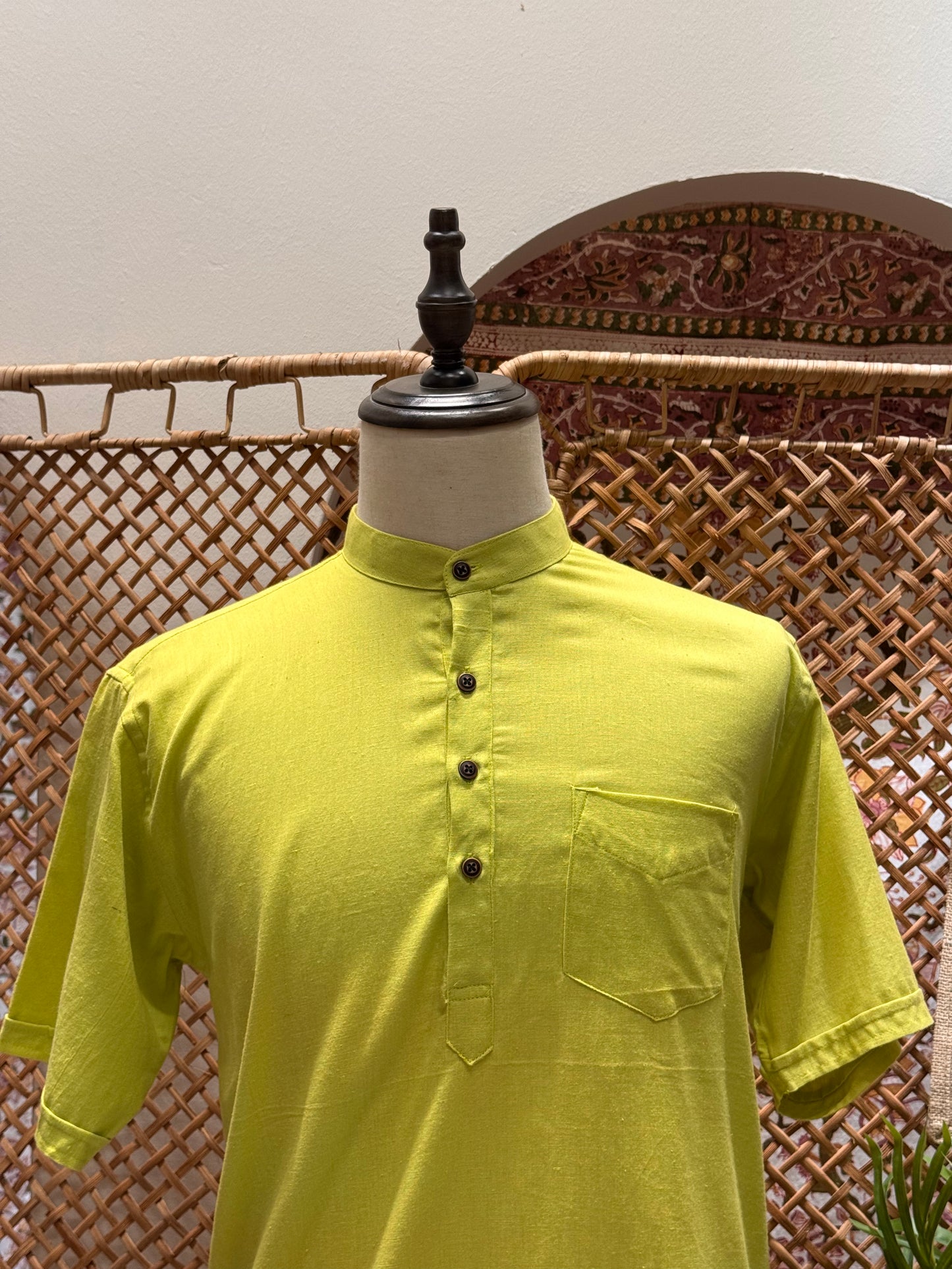 Lime Kurta