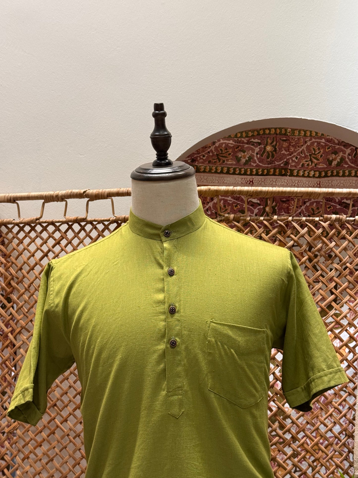 Olive Green Kurta