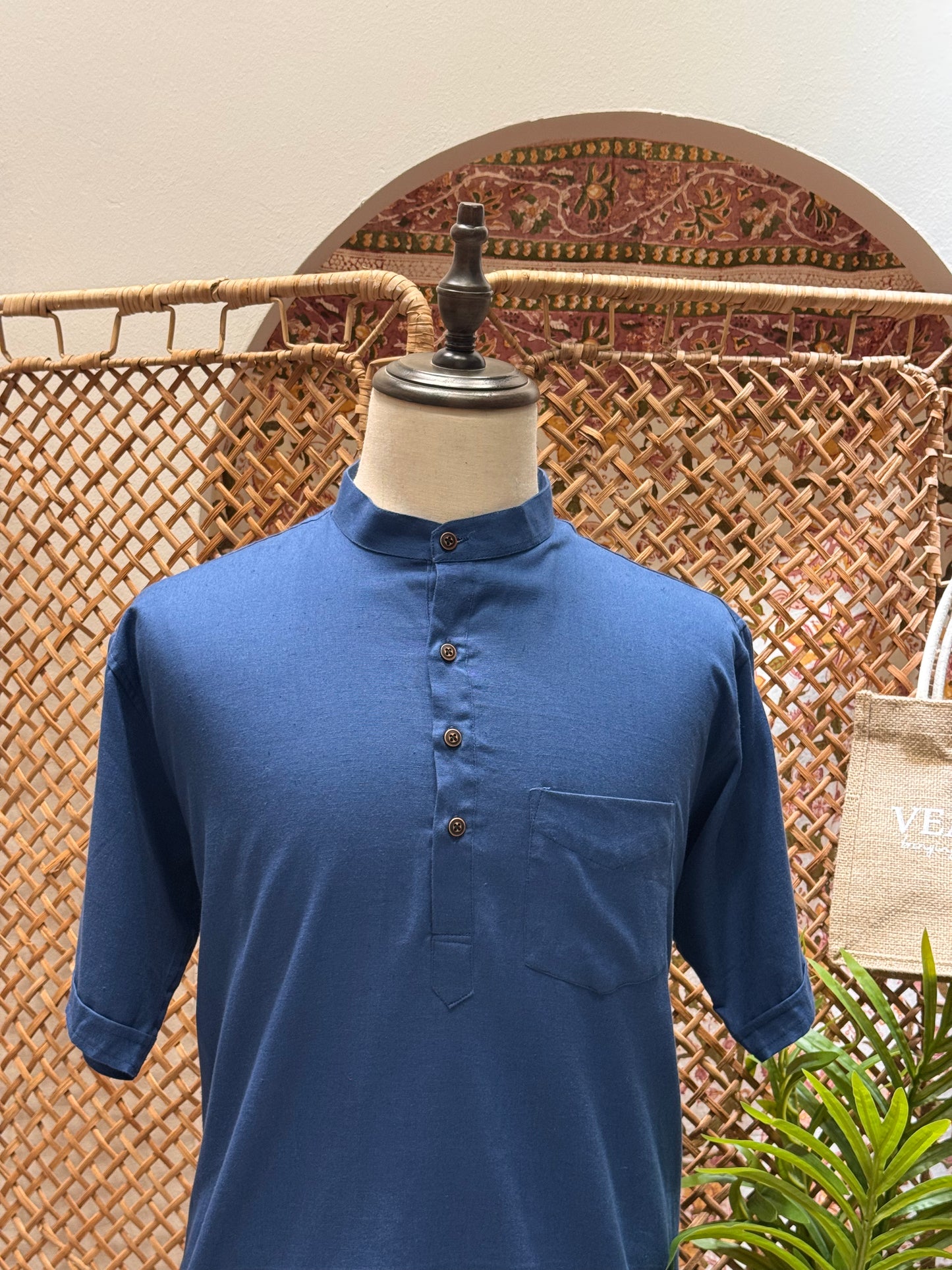 Cobalt Blue Kurta