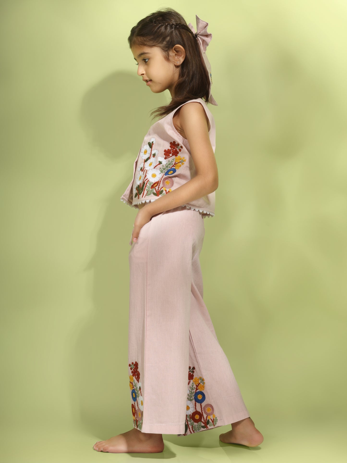 Jiyara Embroidered Jacket with Pants
