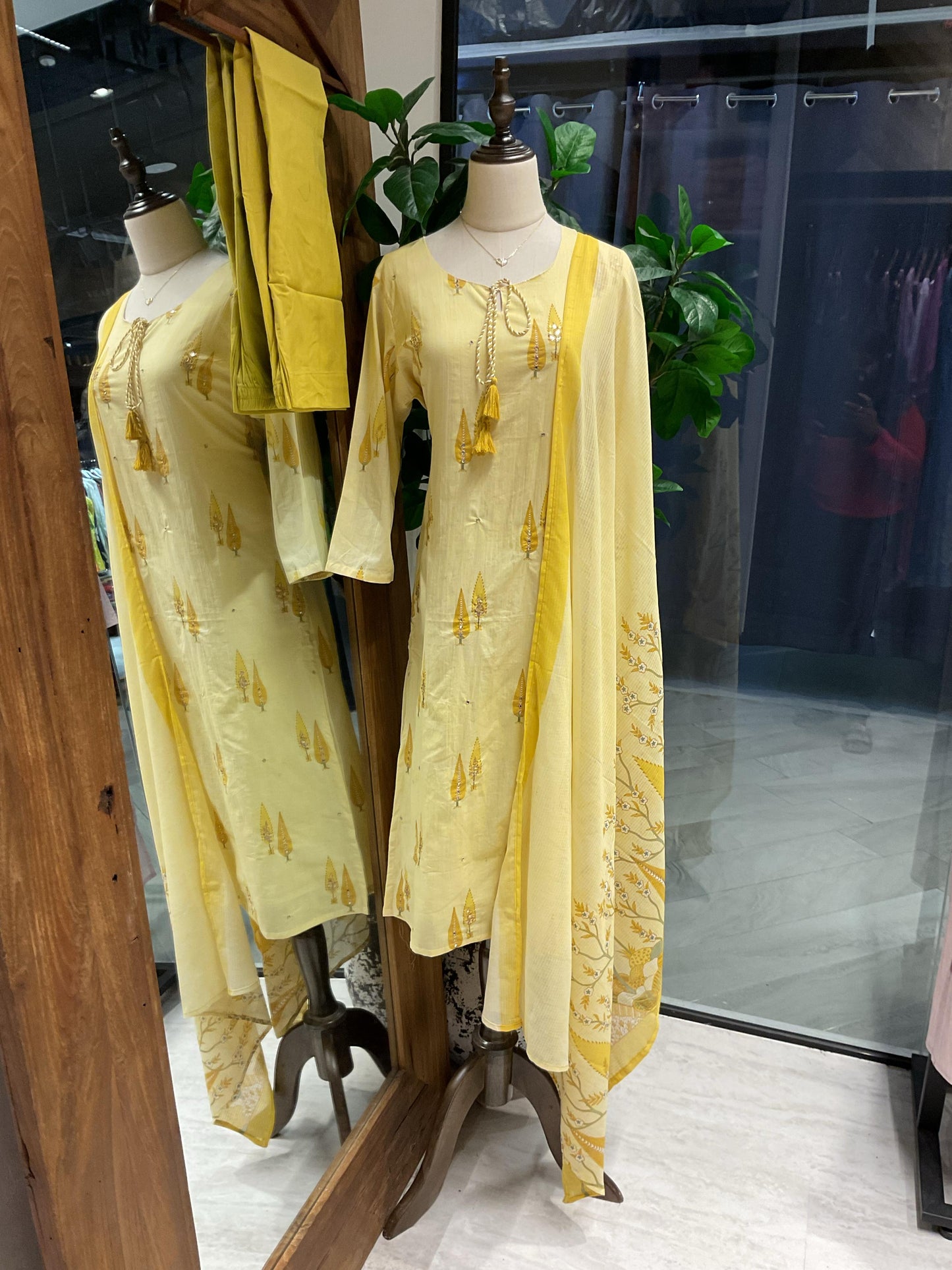 Pastel Yellow Suit Set