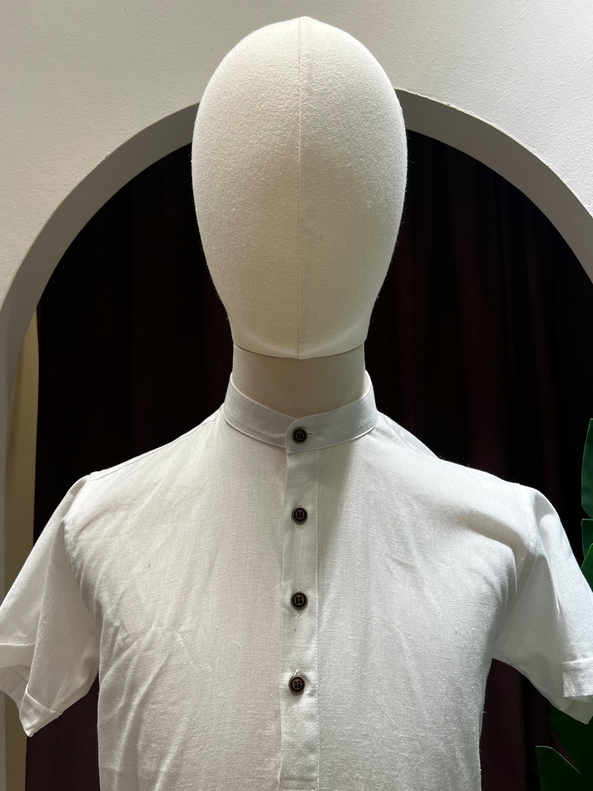 White Kurta without pocket