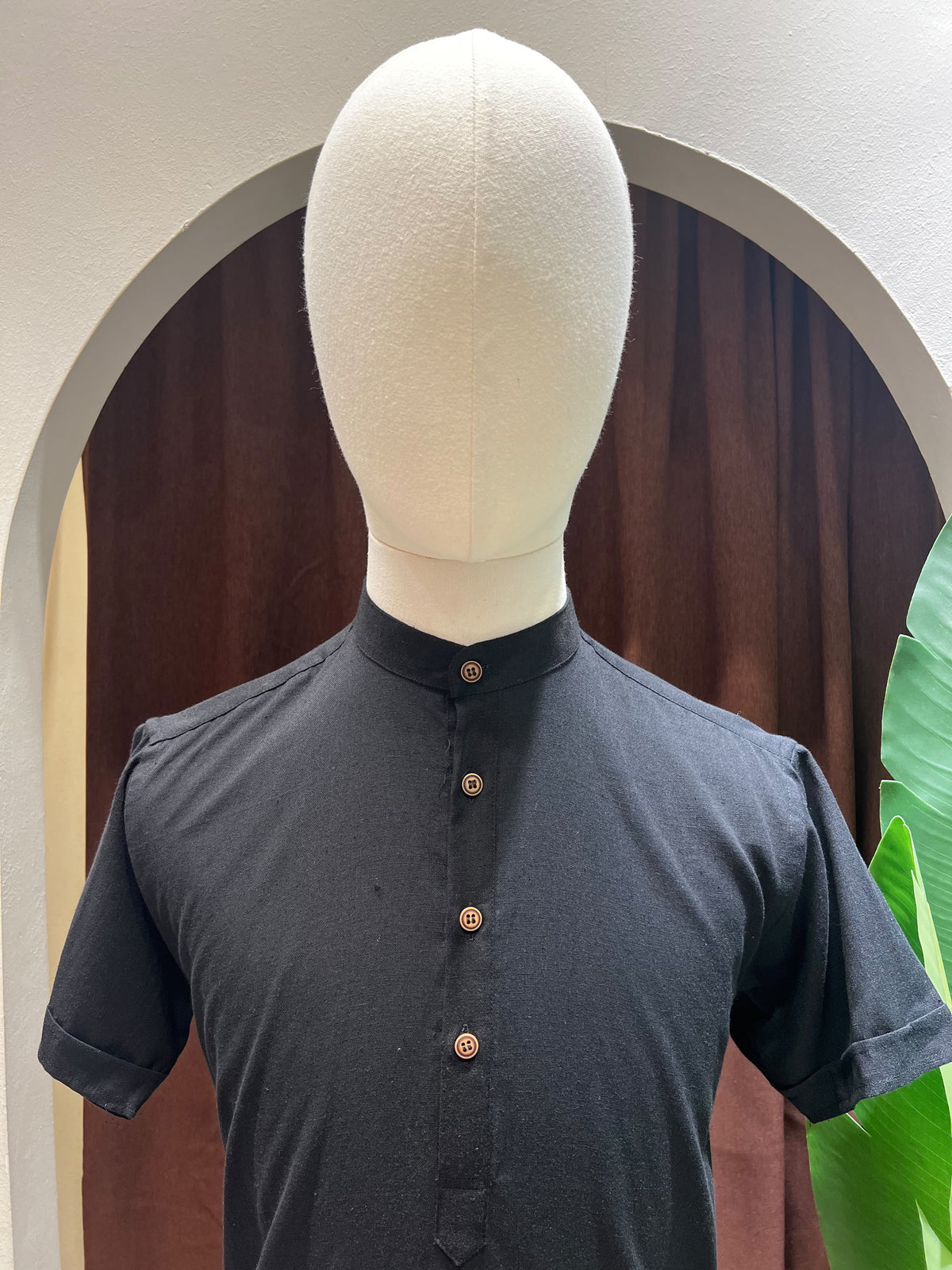 Black Kurta without pocket