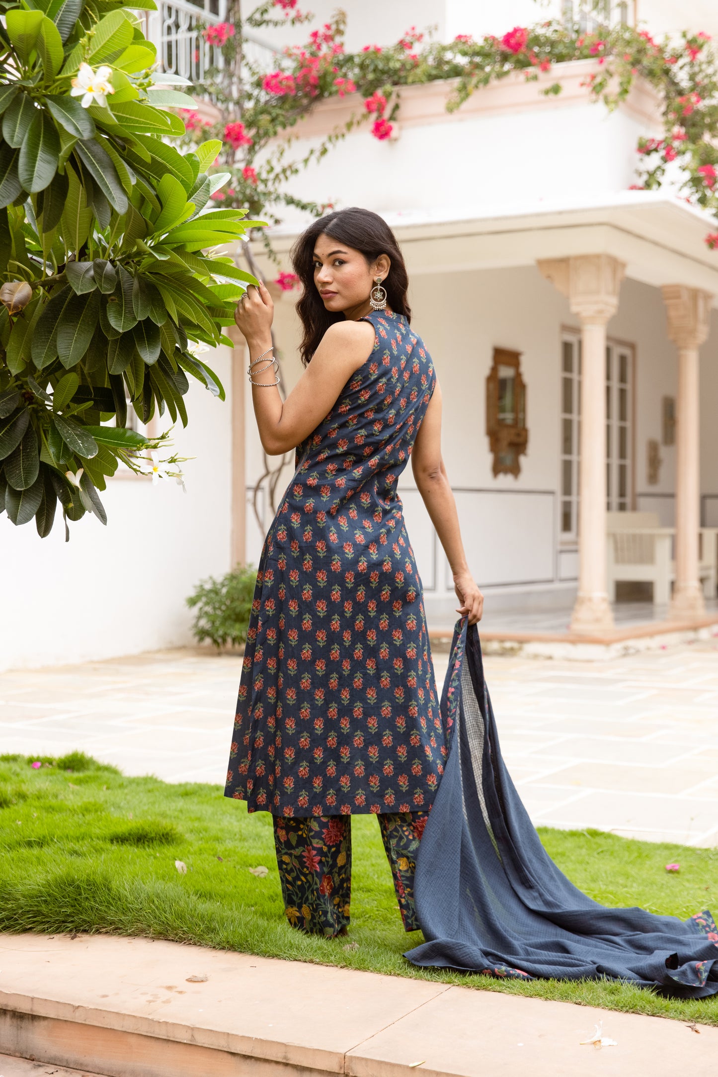 Azure Butti Sleeveless
