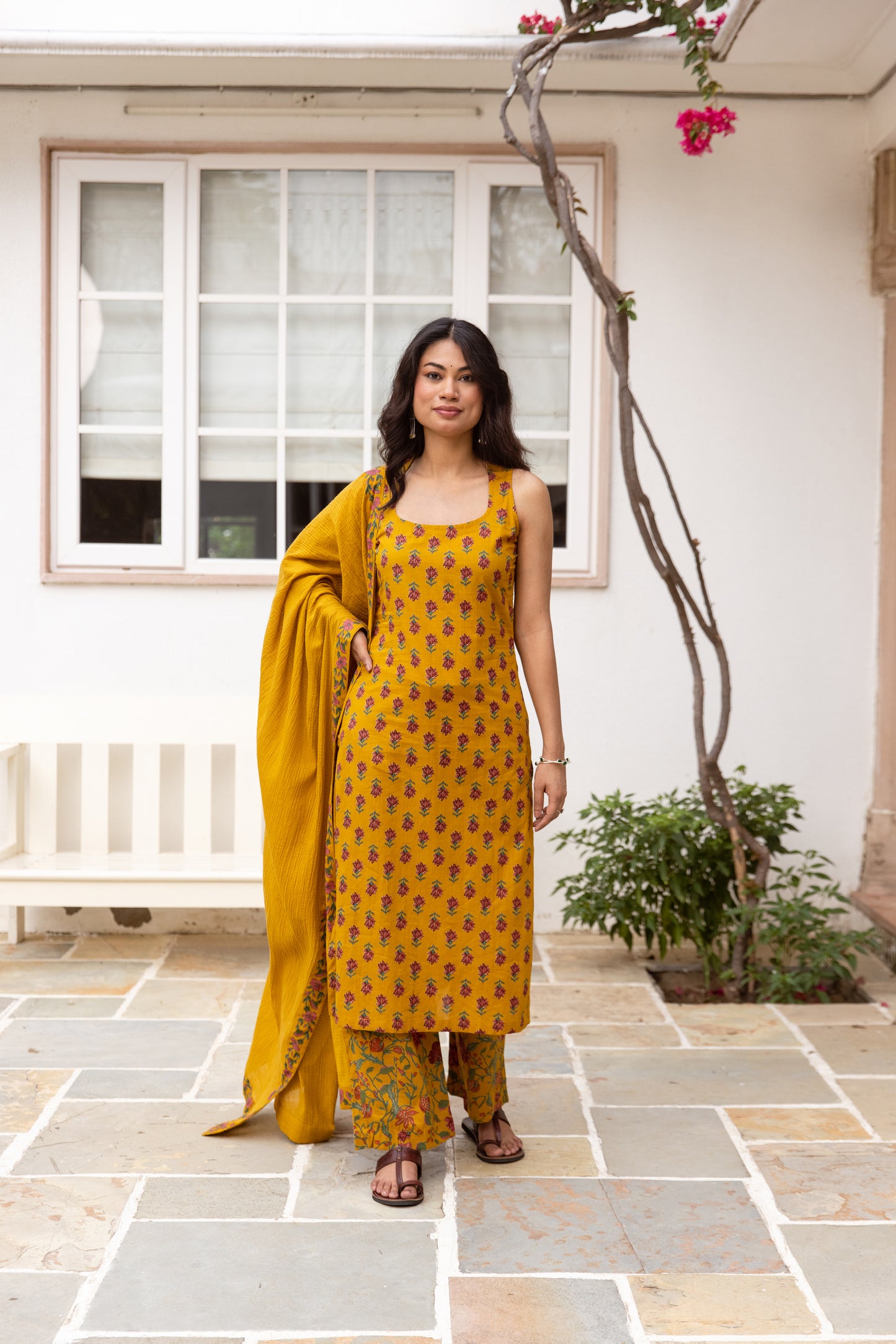 Saffron Butti Sleeveless