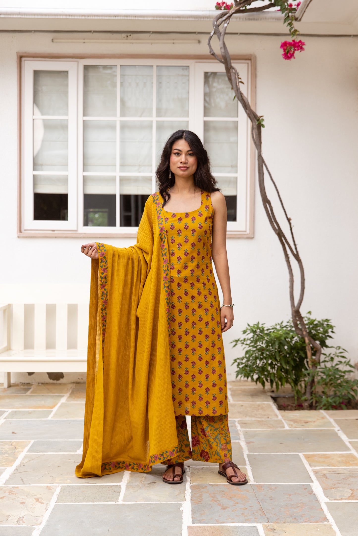 Saffron Butti Sleeveless