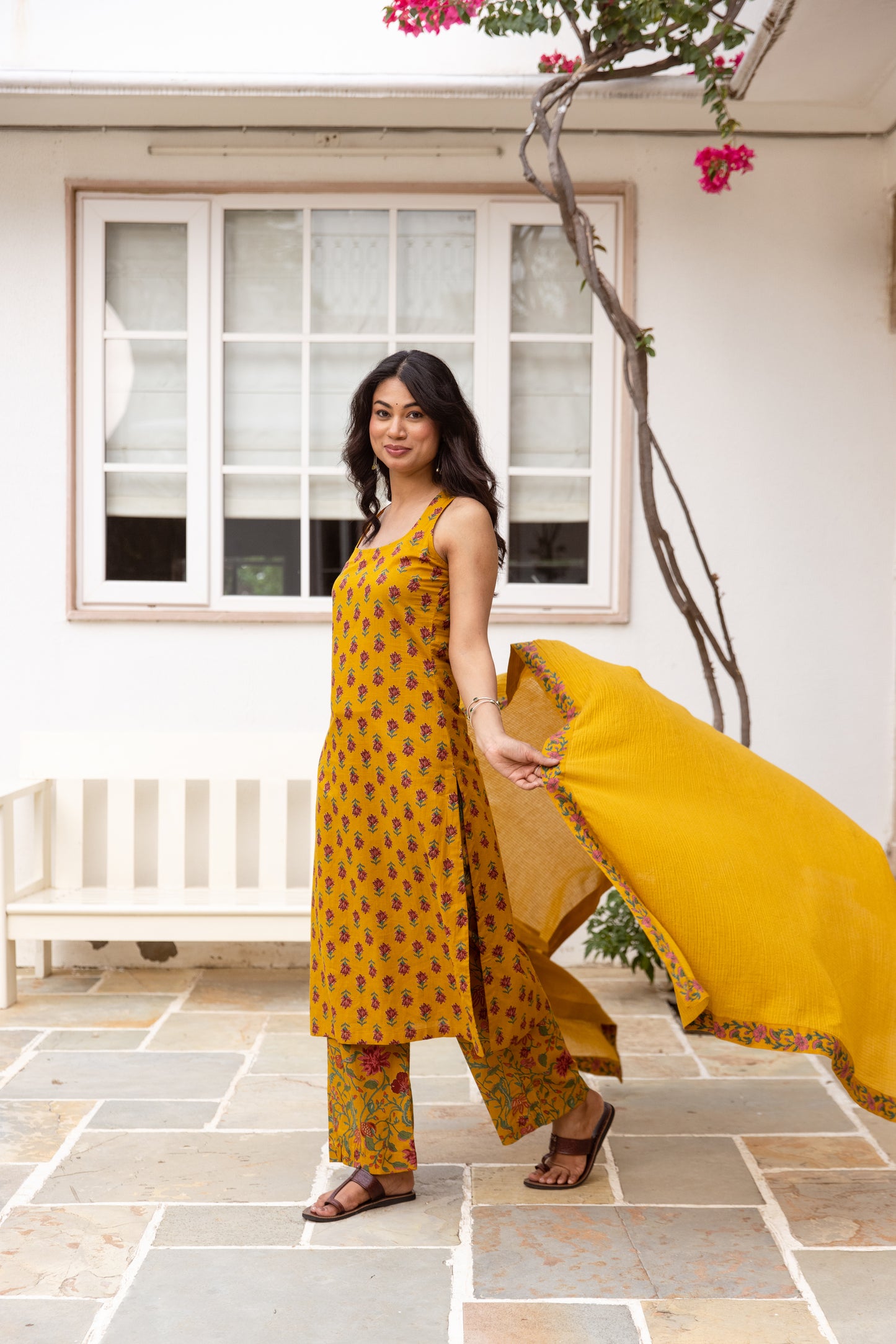 Saffron Butti Sleeveless