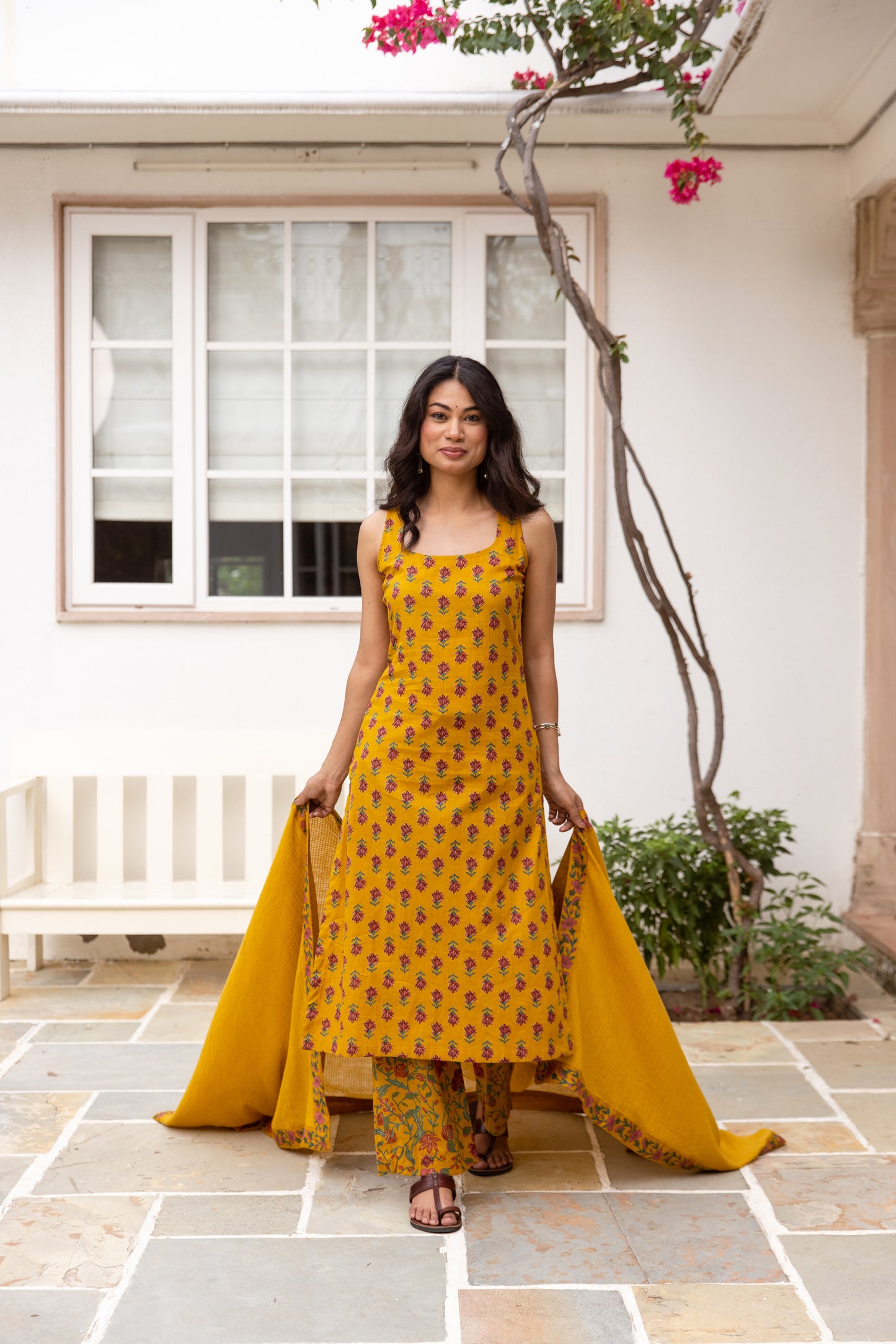 Saffron Butti Sleeveless
