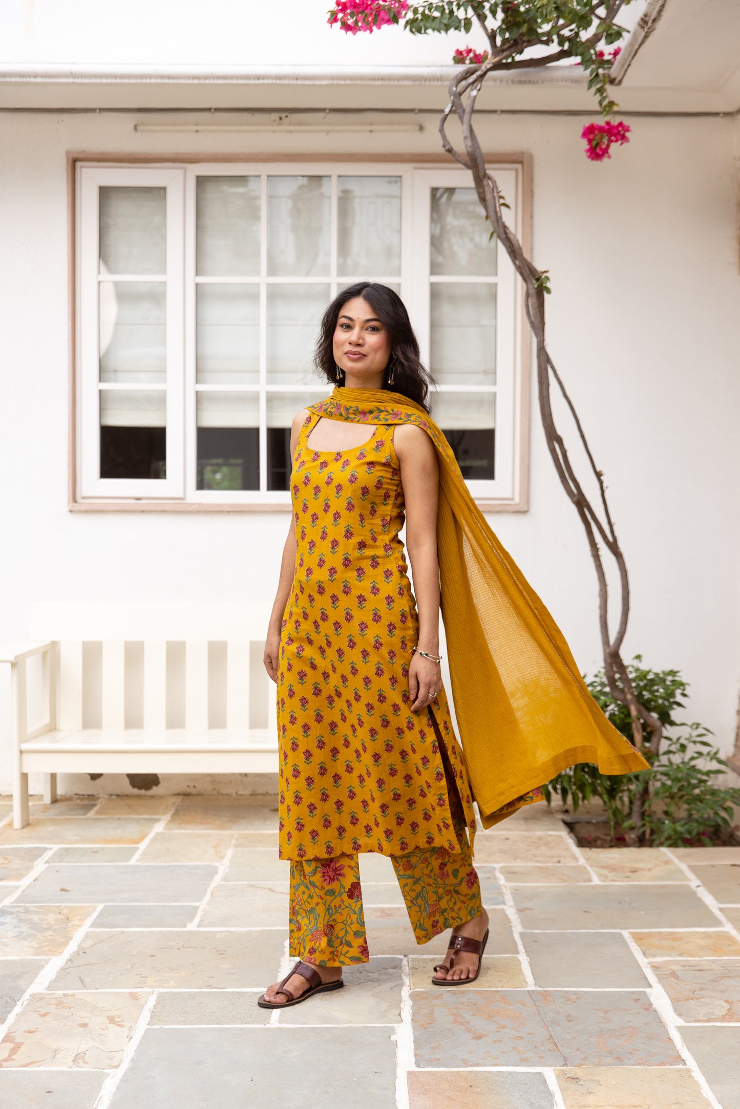 Saffron Butti Sleeveless