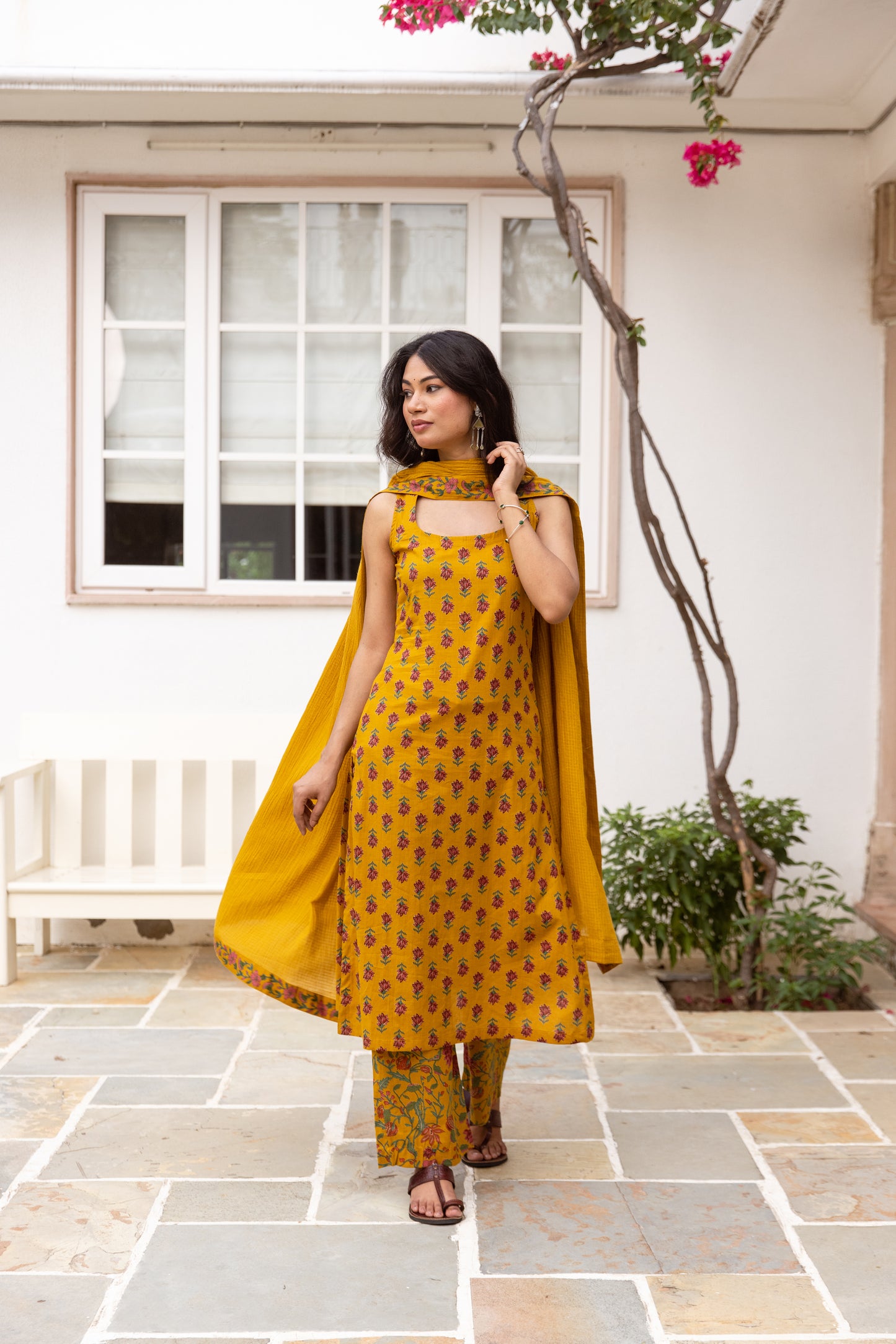 Saffron Butti Sleeveless