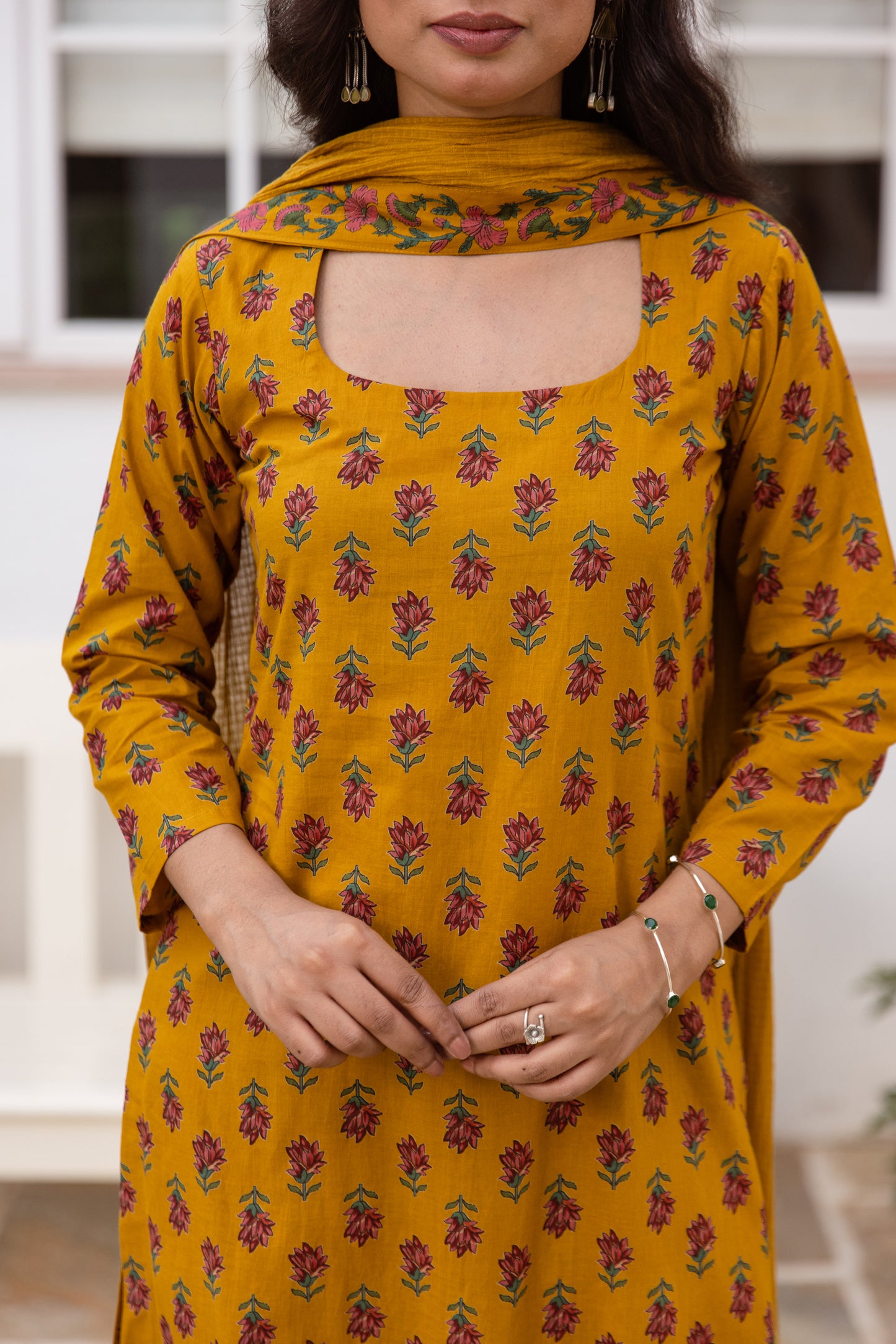 Saffron Butti Sleeved