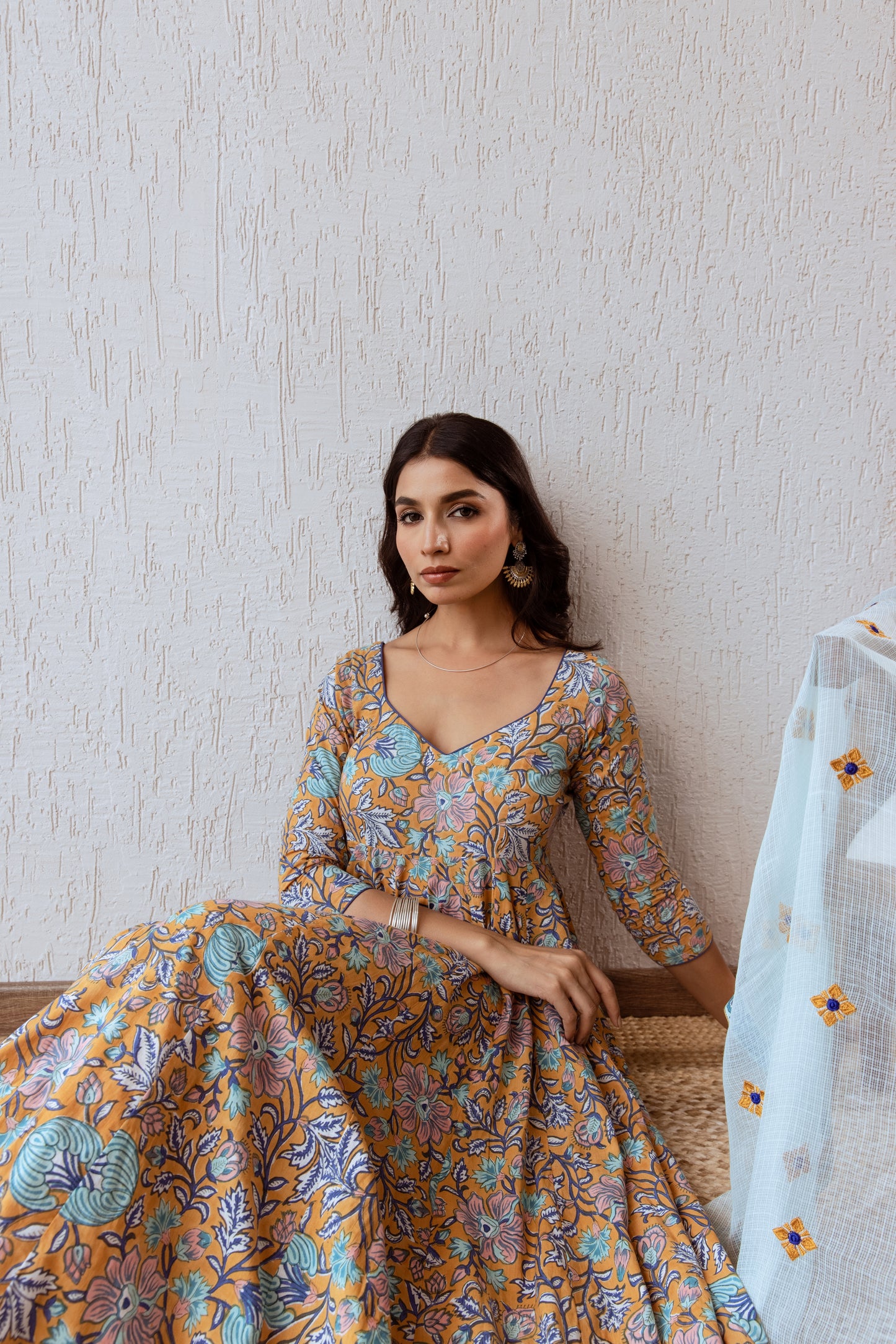 Cider X Powder Blue Jaal- Sleeved