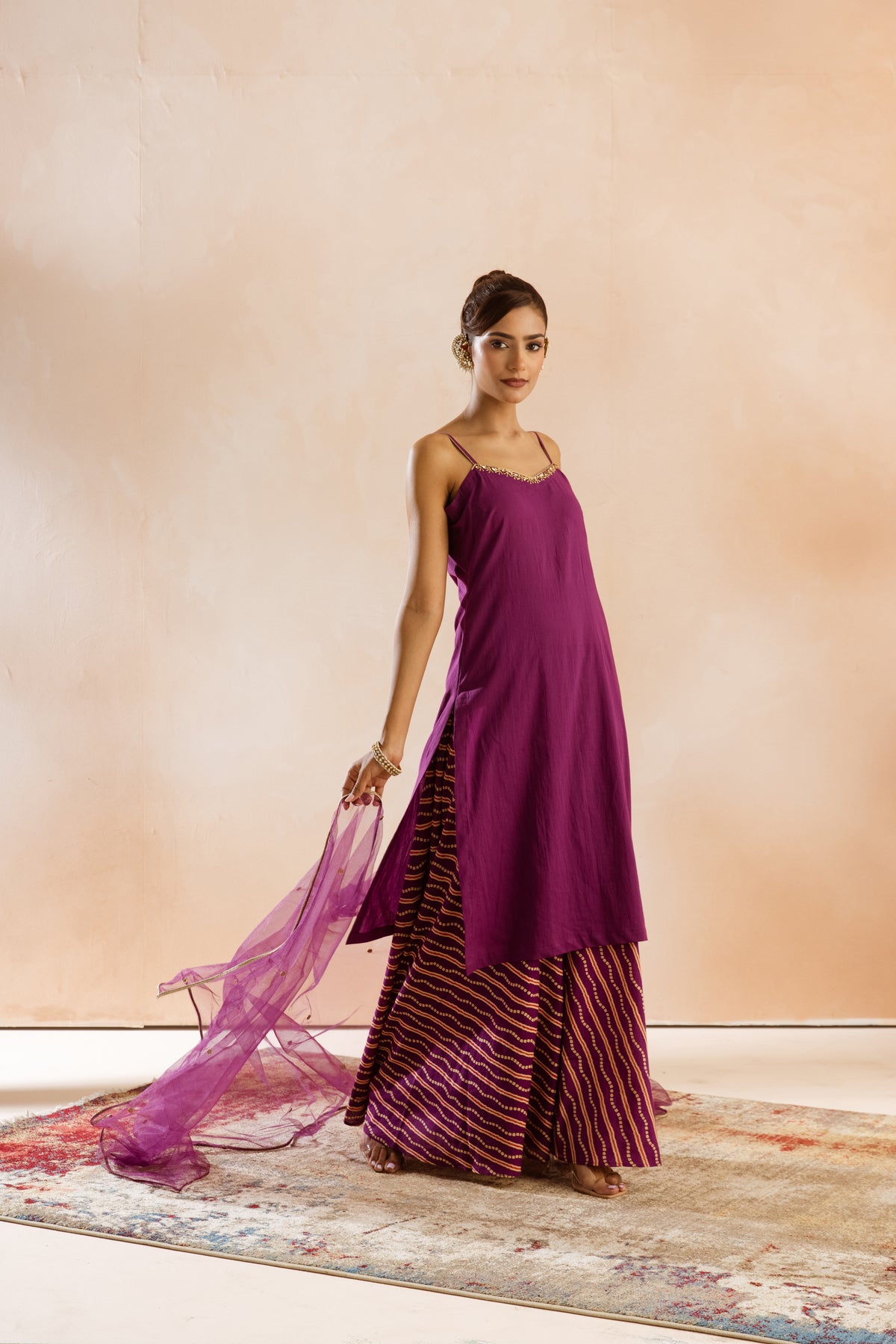 Jamun Thin Strap-The Line (Purple)