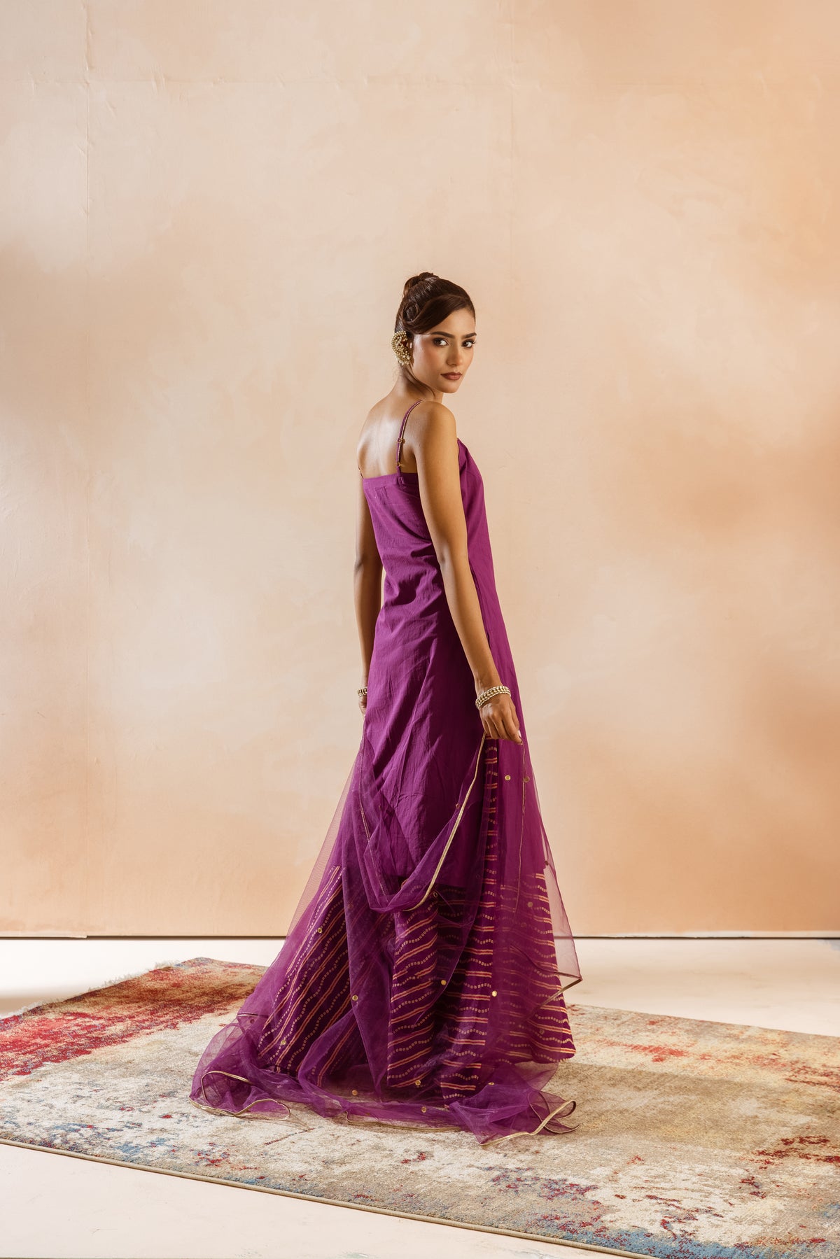 Jamun Thin Strap-The Line (Purple)
