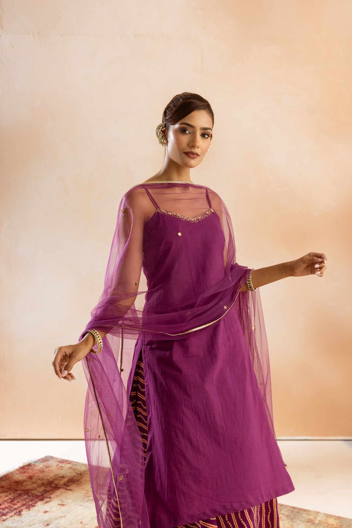 Jamun Thin Strap-The Line (Purple)