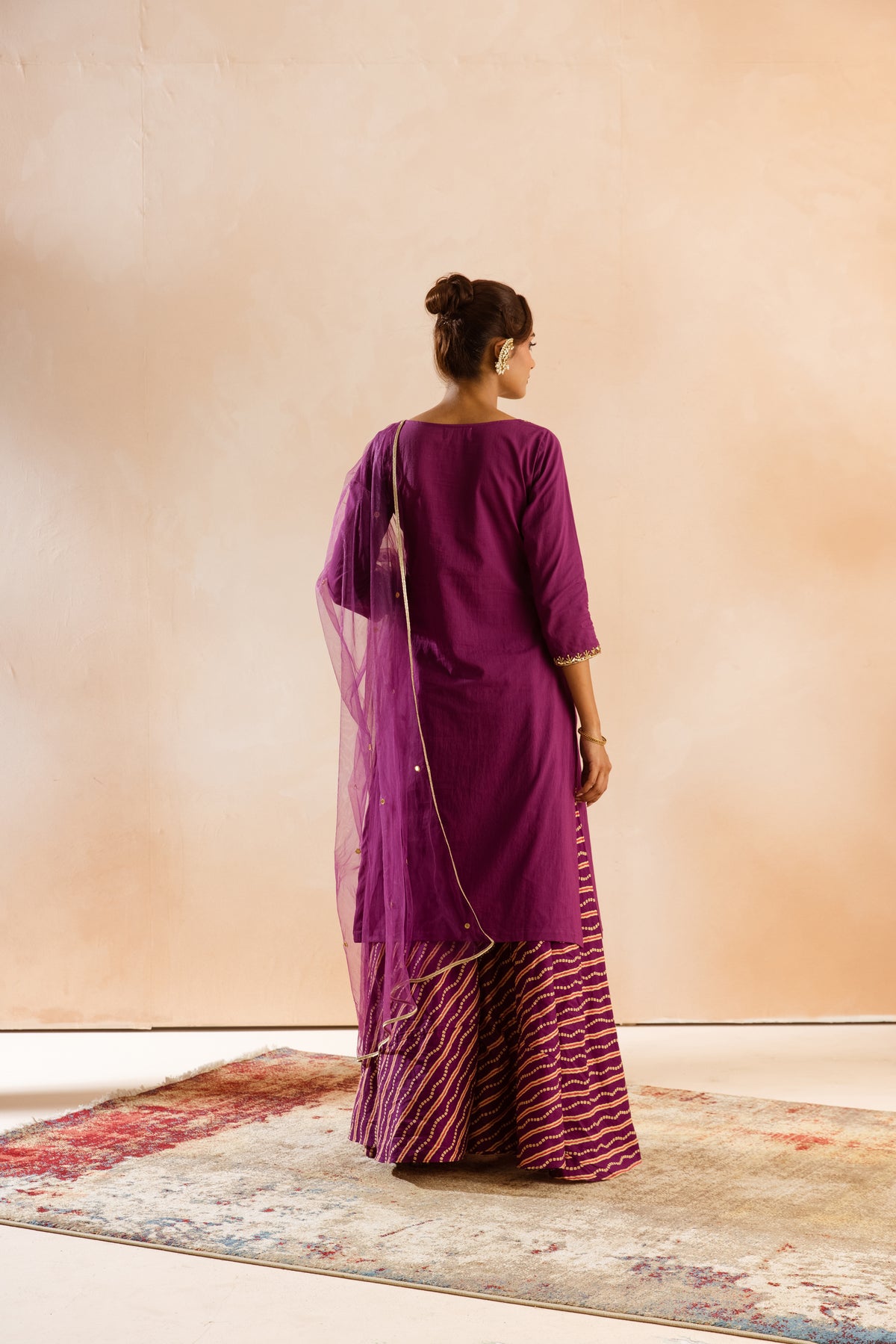 Jamun Sleeved-The Line (Purple)