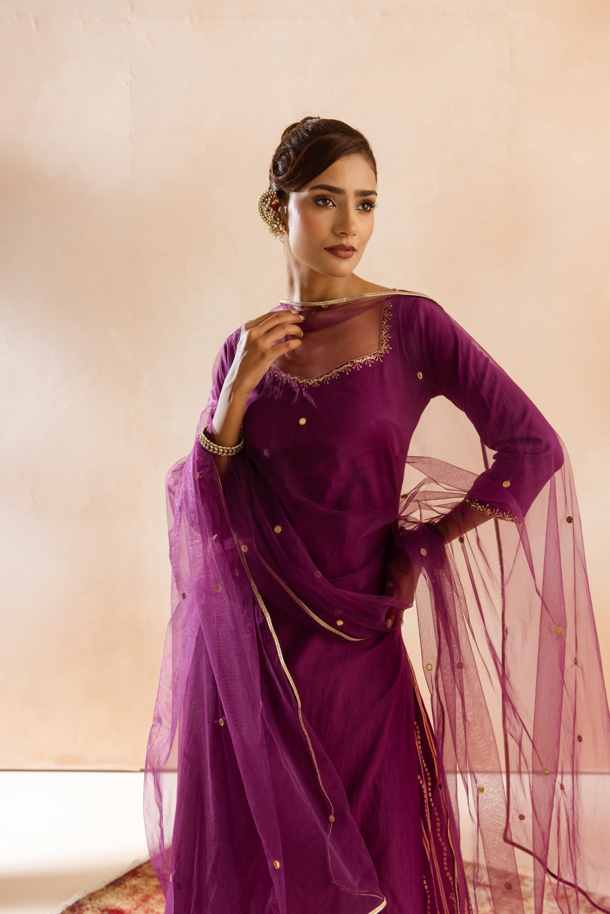 Jamun Sleeved-The Line (Purple)