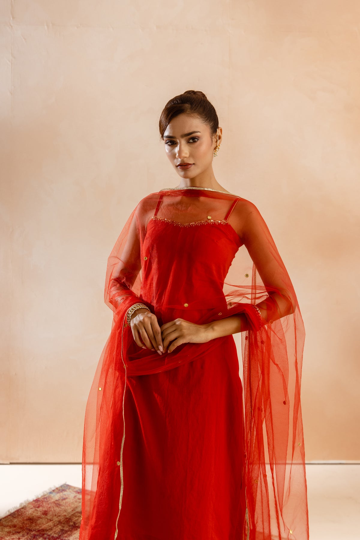 Kesar Thin Strap-The Line (Red)